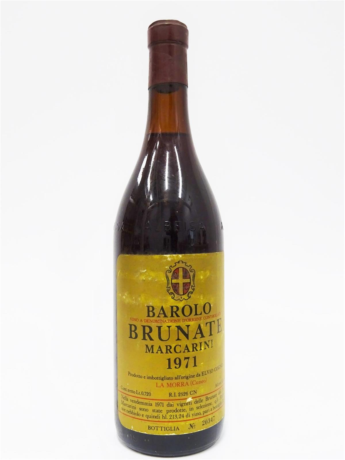 Marcarini 1971 Barolo Brunate