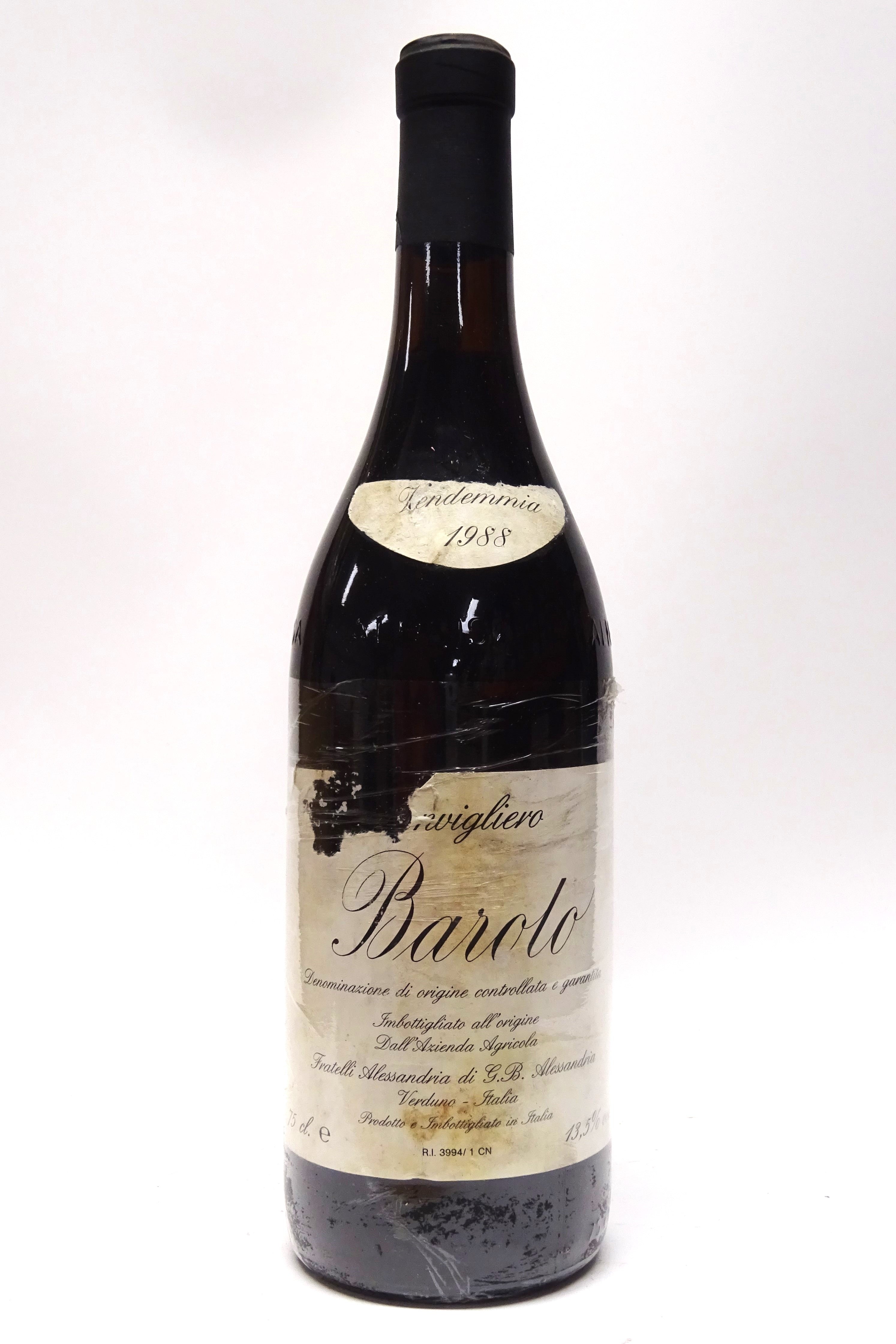 Alessandria, Fratelli (Verduno) 1988 Barolo Monvigliero