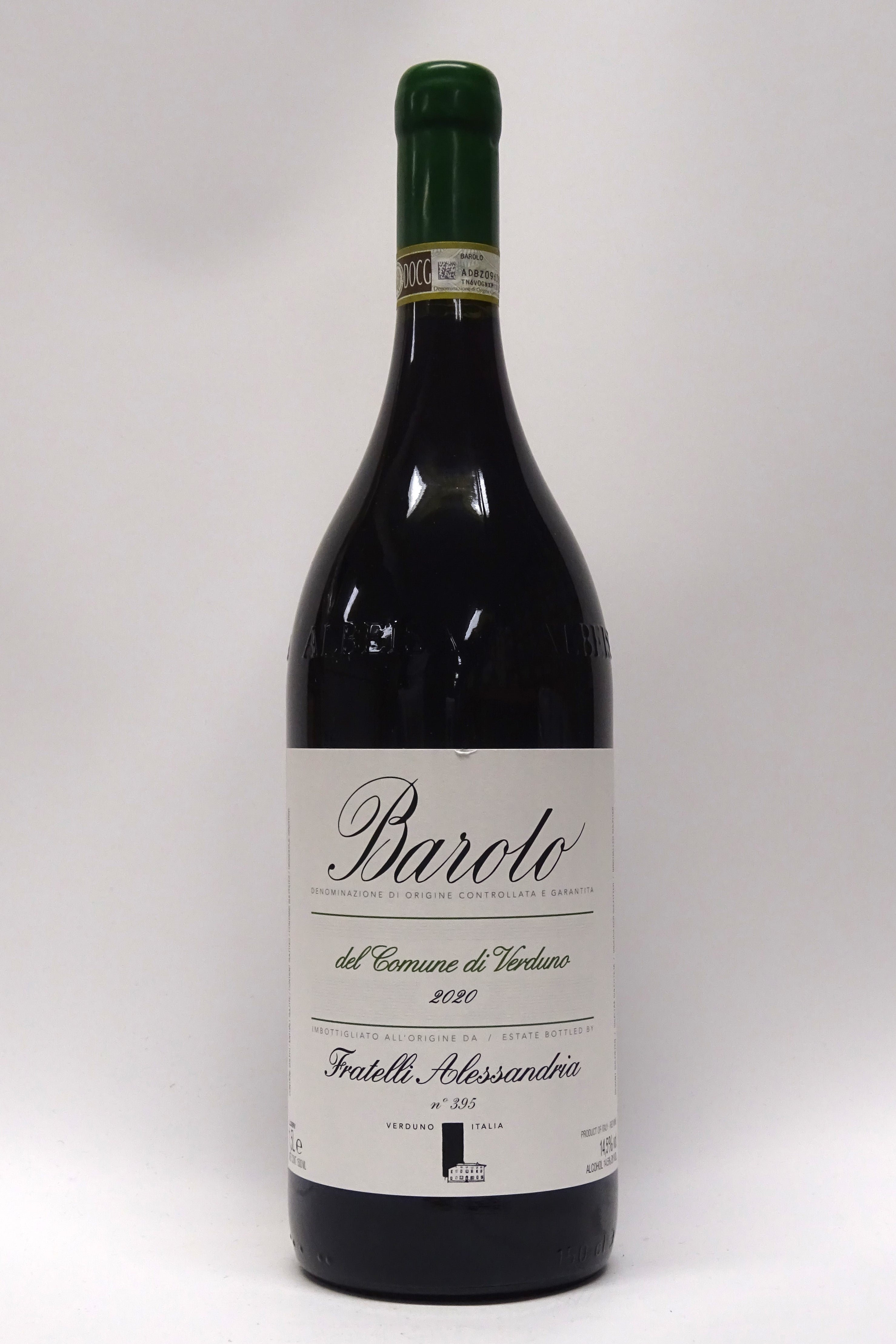 Alessandria 2020 Barolo del Commune di Verduno 1.5L