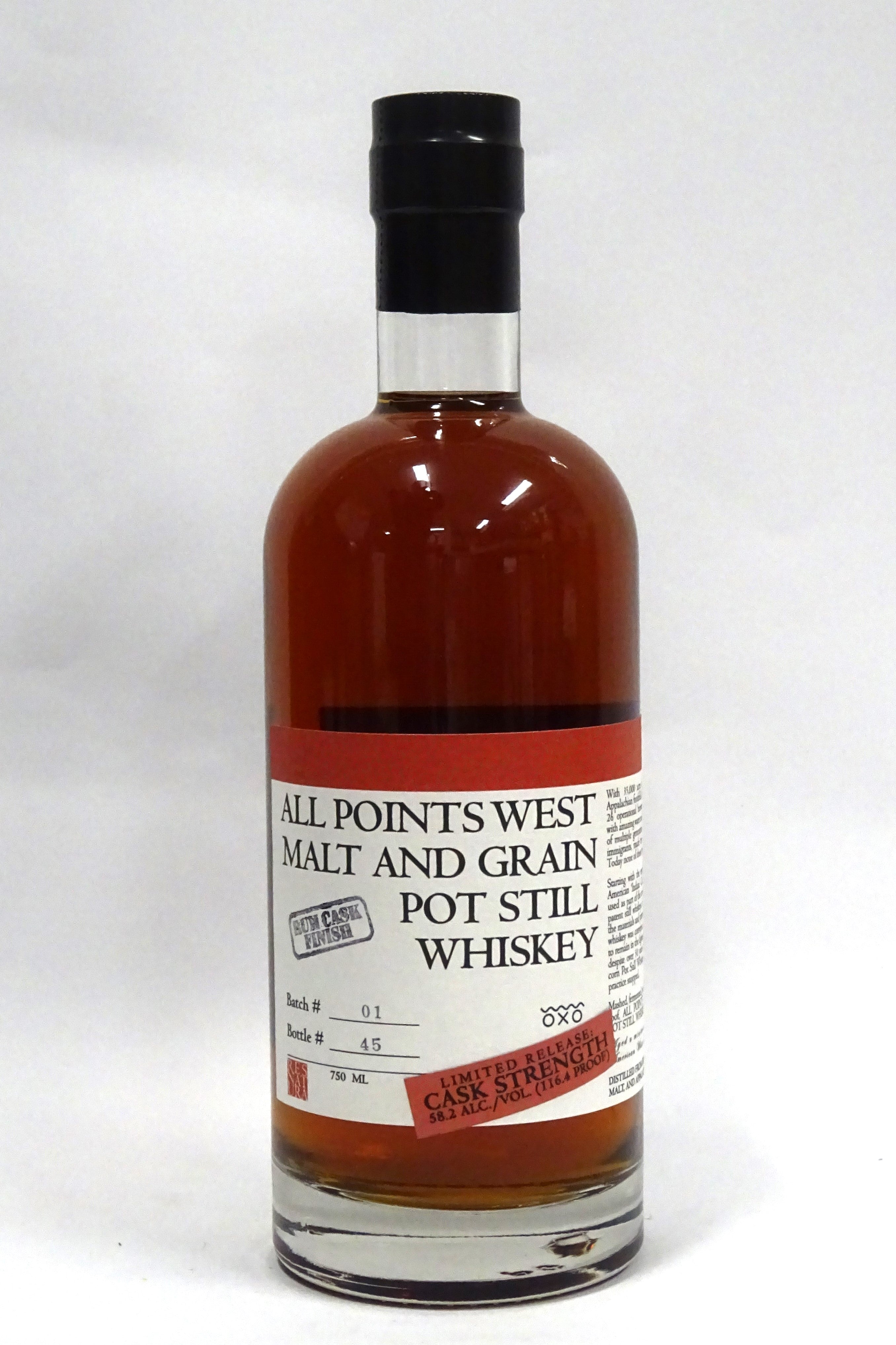 All Points West Malt and Grain Pot Still Whiskey Cask Strength