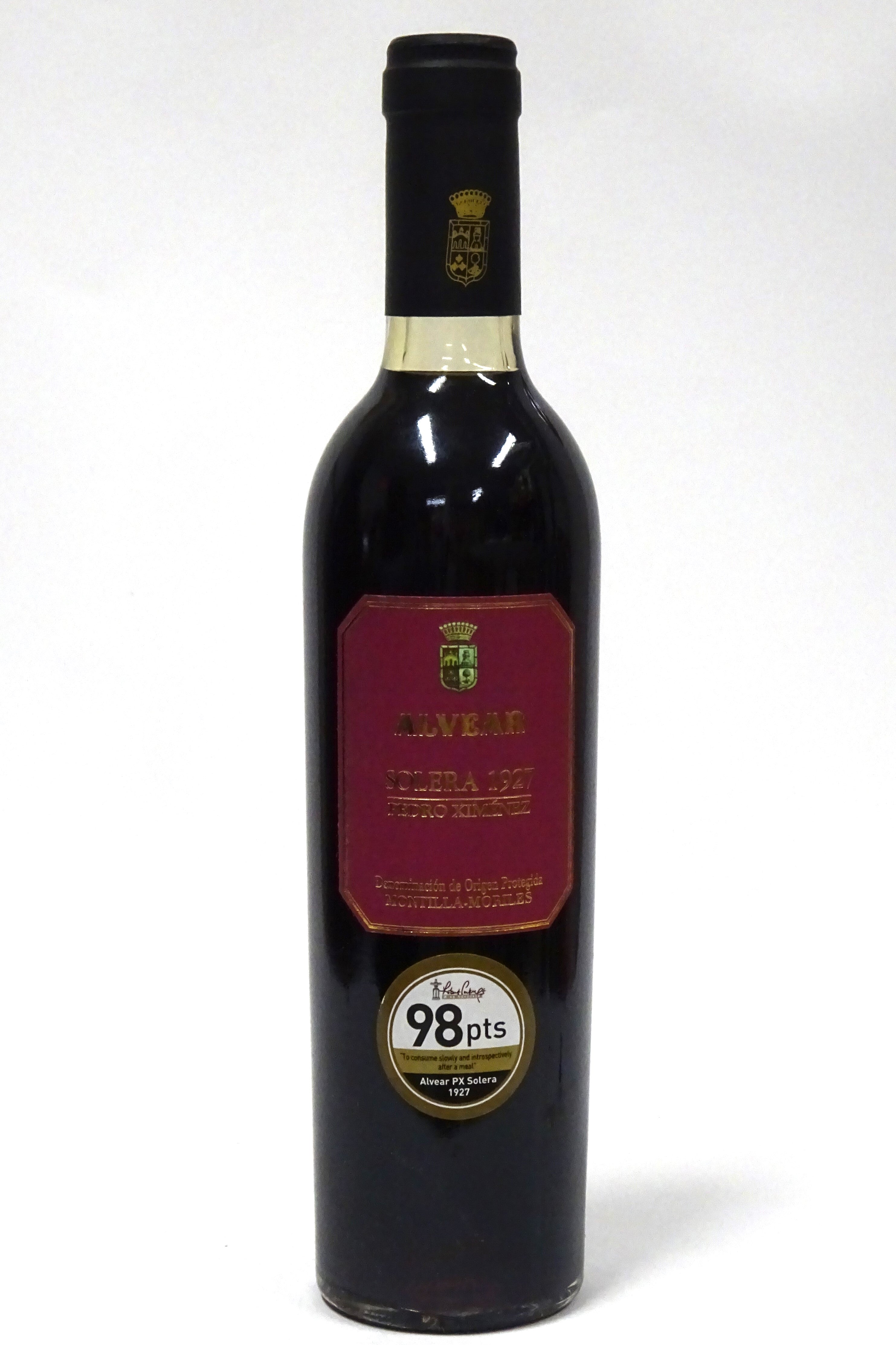Alvear NV Montilla-Moriles Solera1927  Pedro Ximenez 375ml