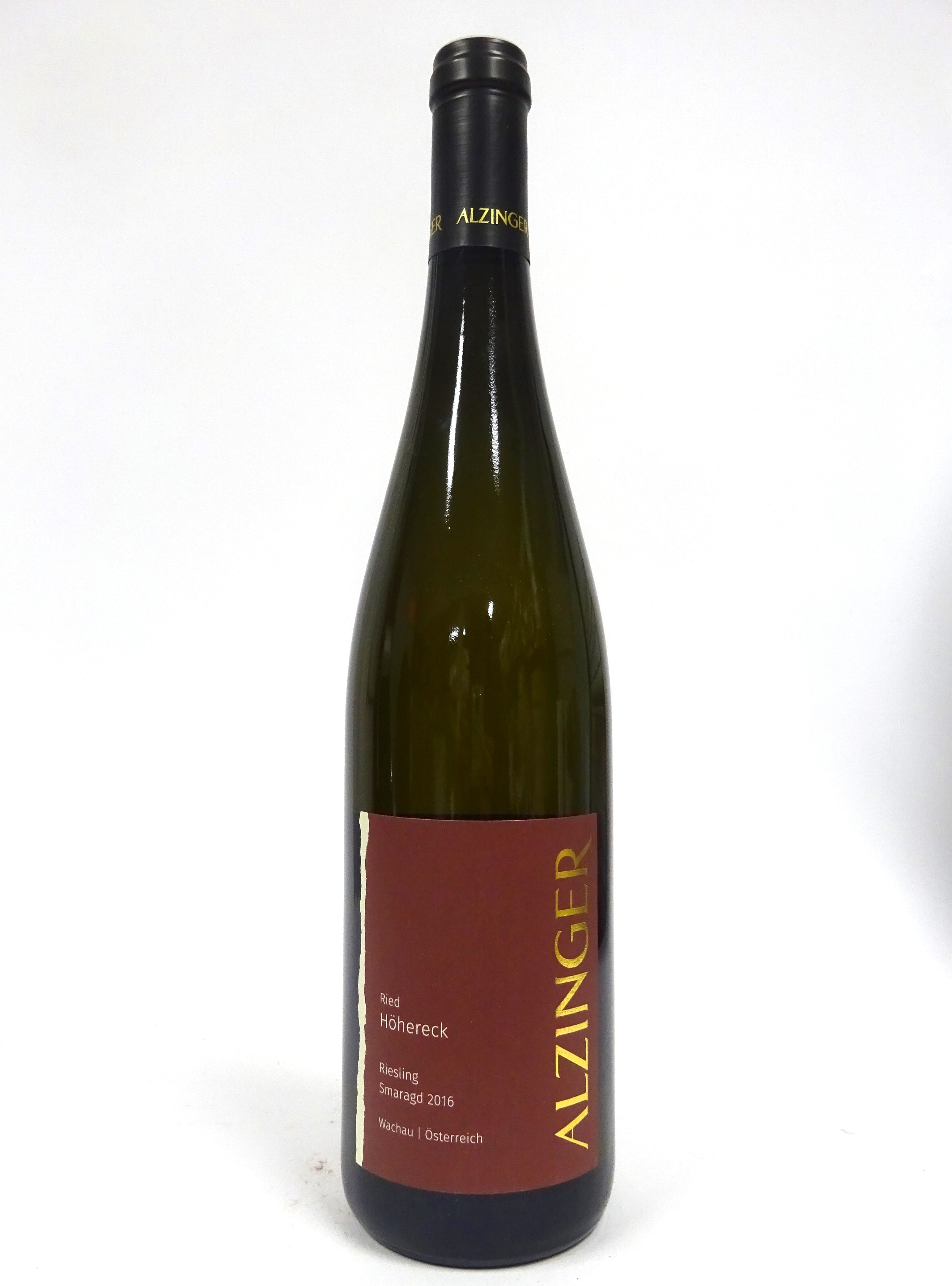 Alzinger 2016 Wachau Hohereck Riesling Smaragd
