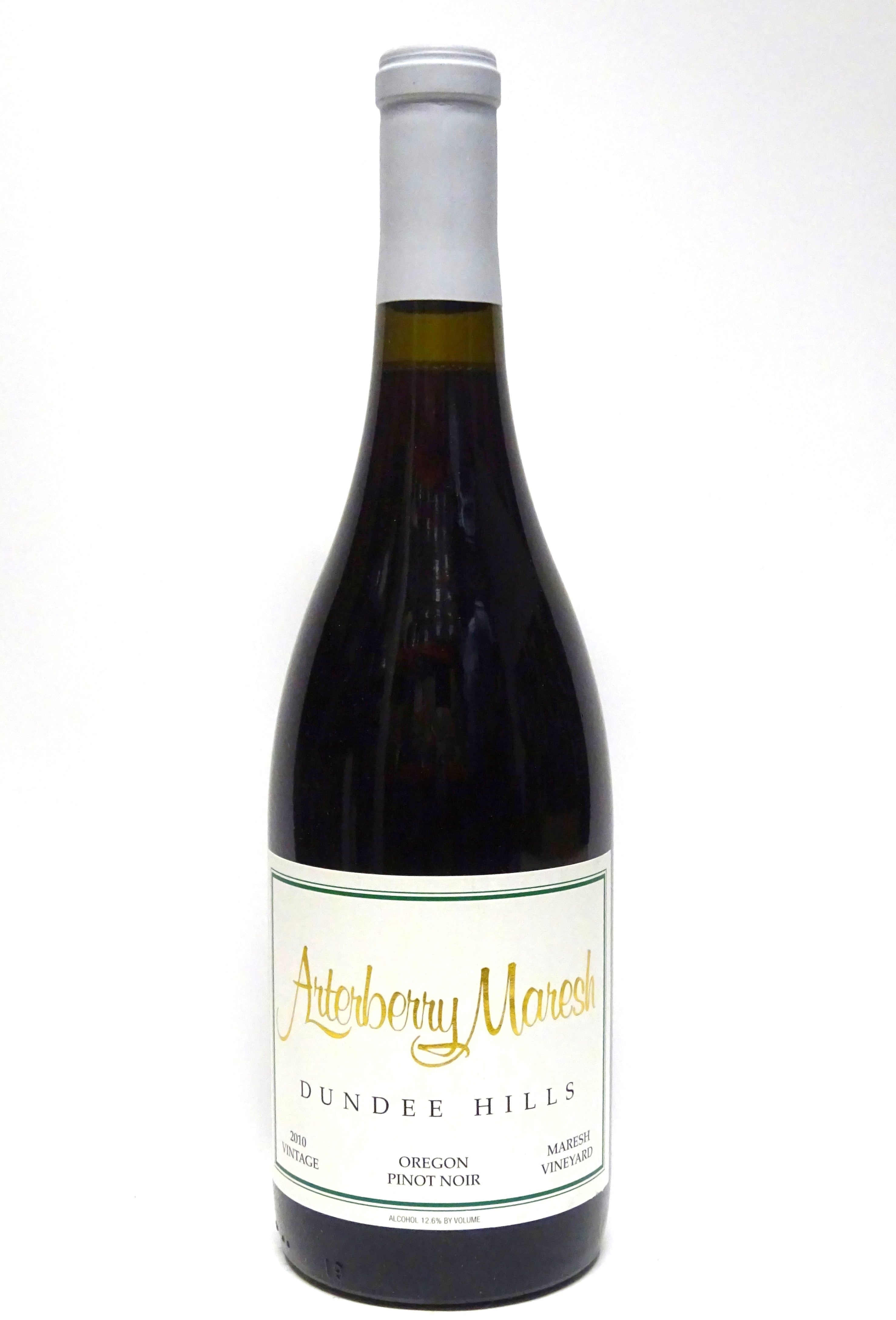 Arterberry Maresh 2010 Pinot Noir Maresh Willamette Valley