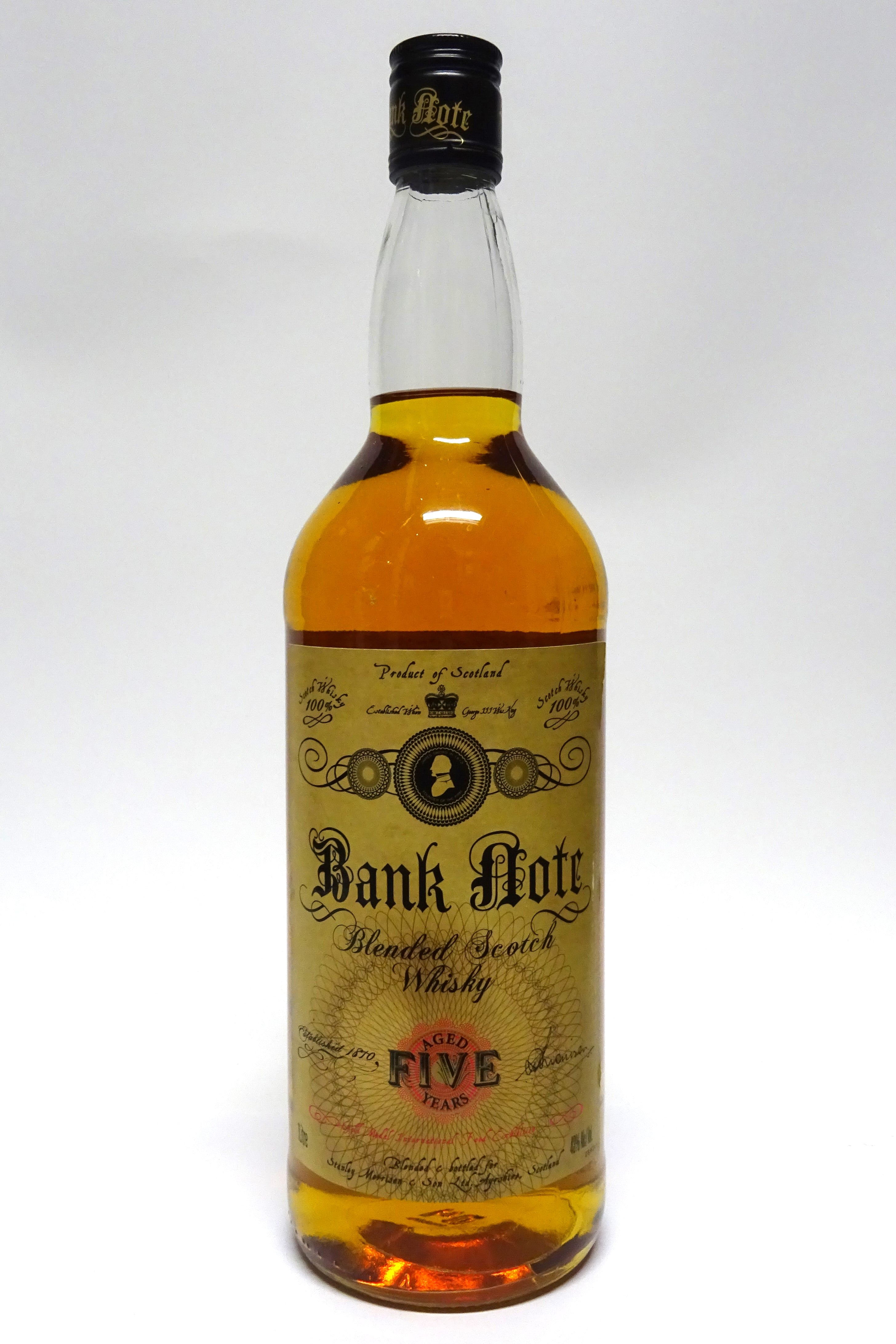 Bank Note 5 Year Blended Scotch Whisky 1L