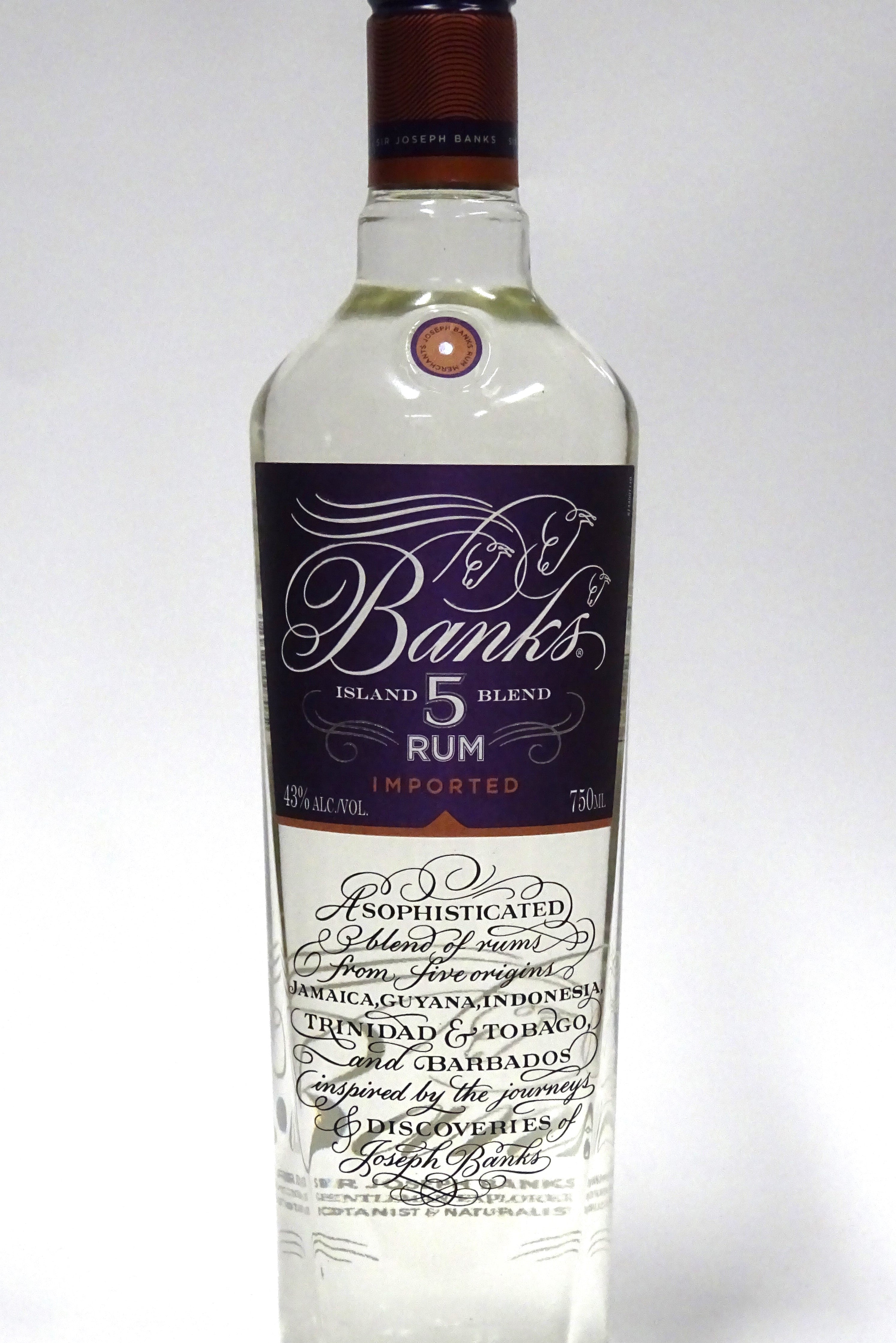 Banks 5 Island Rum 750ml (43%)