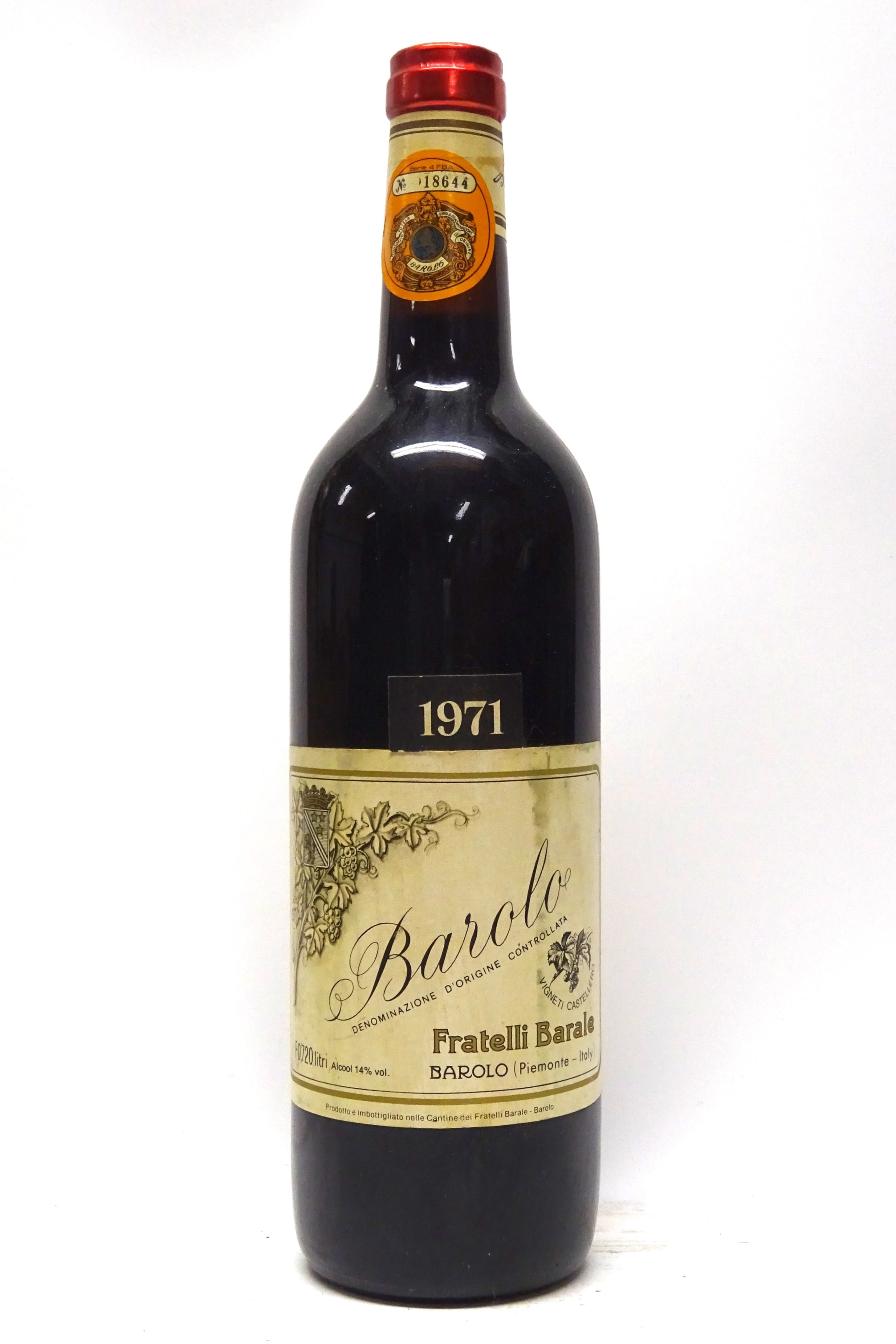 Barale 1971 Barolo Castellero