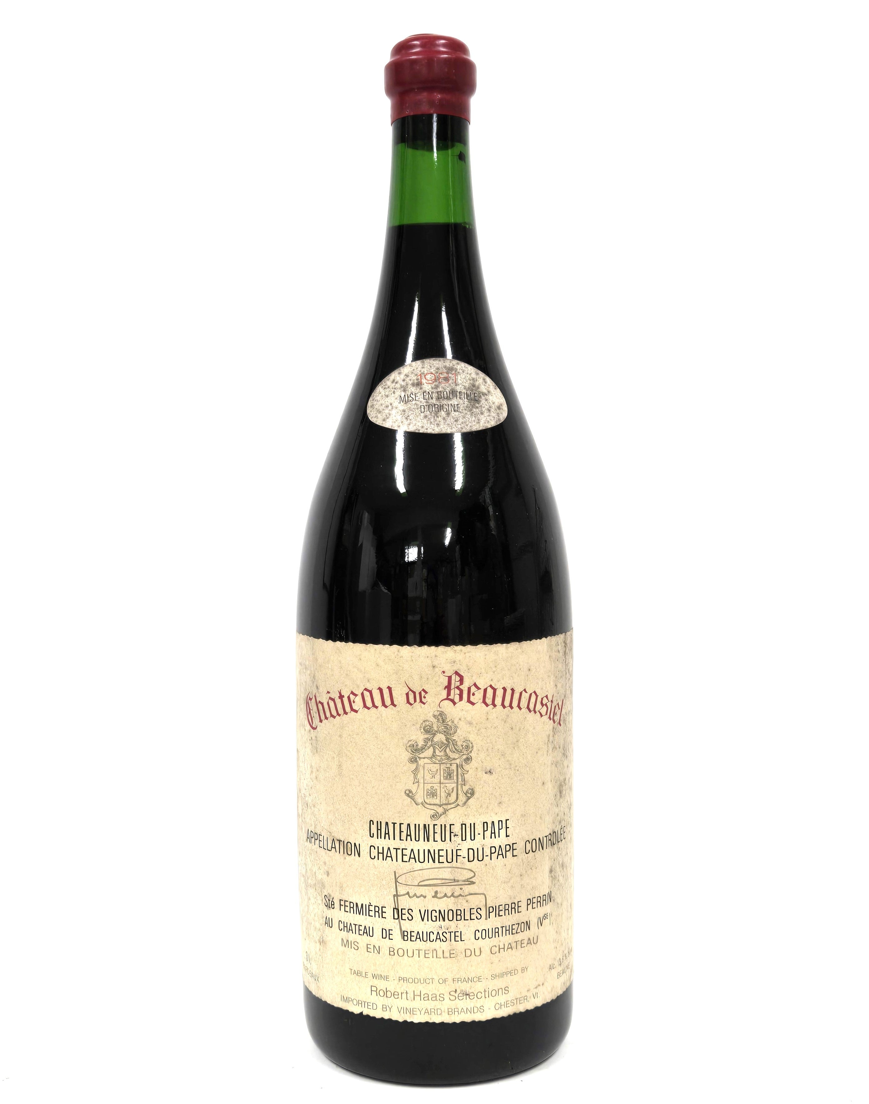 Beaucastel 1981 Chateauneuf du Pape 3L