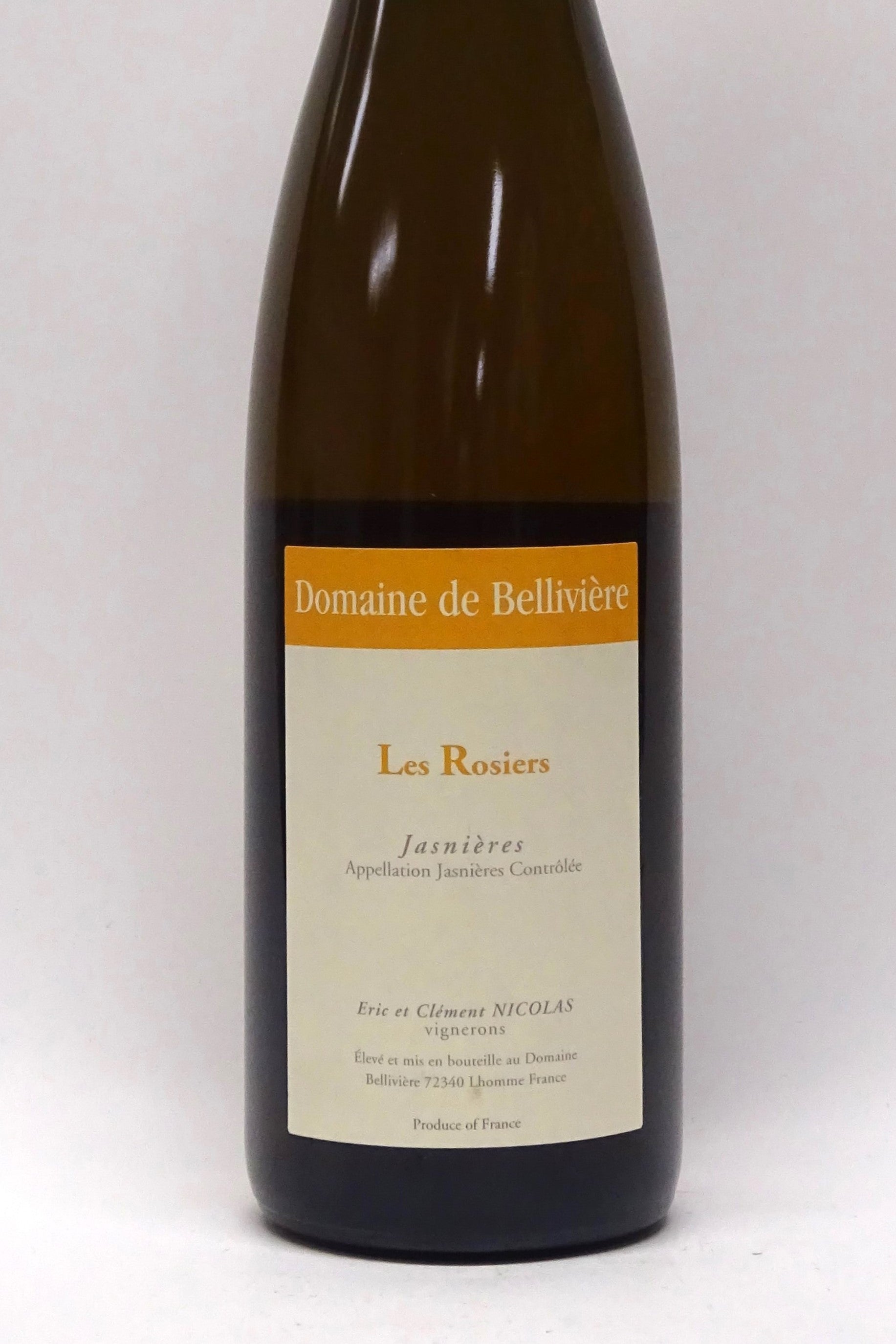 Bellivière 2021 Jasnieres "Les Rosiers"