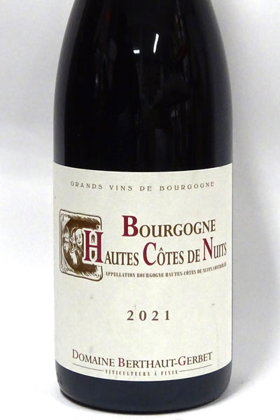 Berthaut-Gerbet 2021 Bourgogne Rouge Hautes Cotes De Nuits – Chambers ...