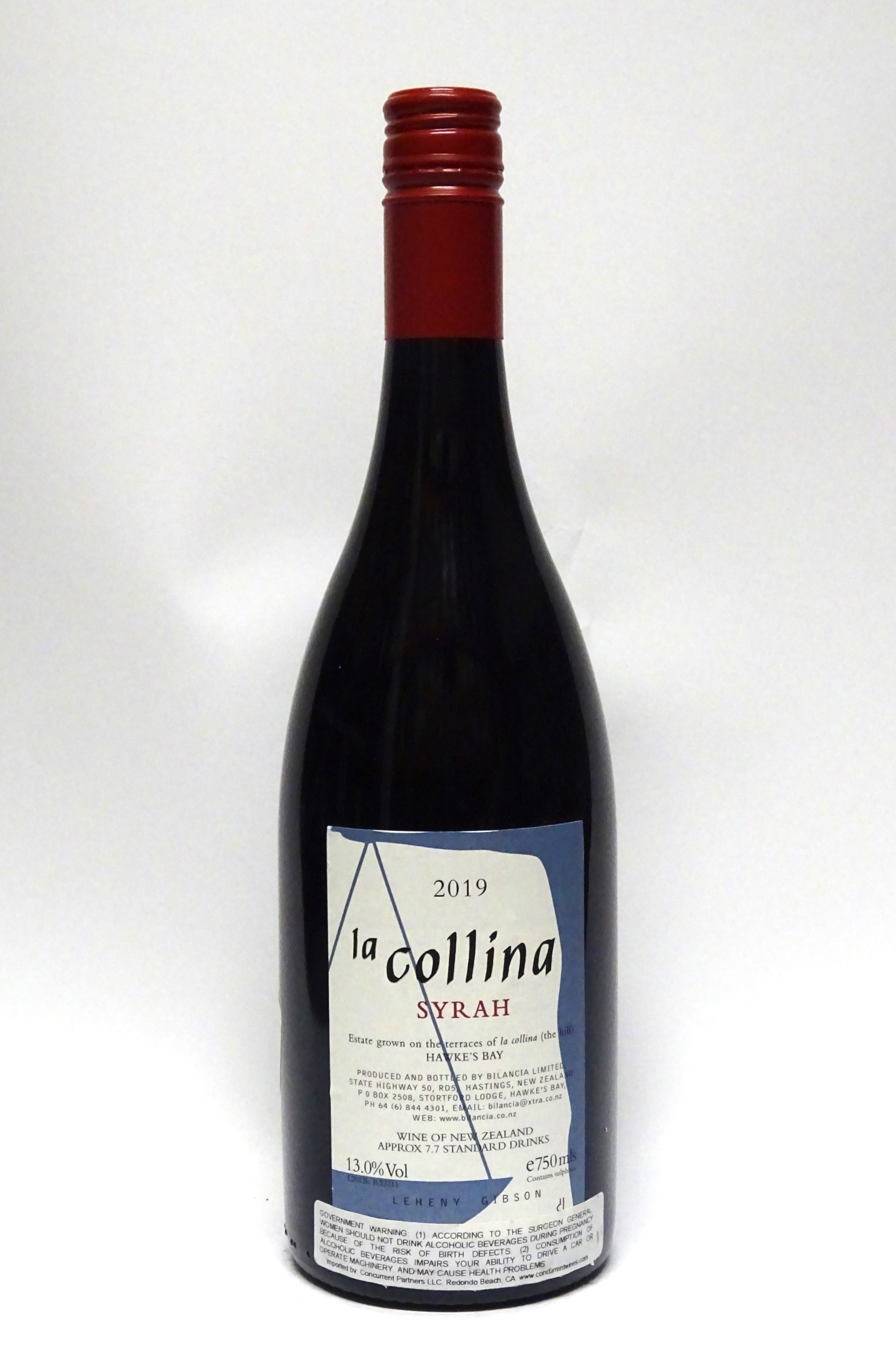 Bilancia Limited 2019 Hawke's Bay Syrah