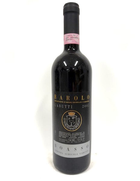 Boasso 2005 Barolo Gabutti
