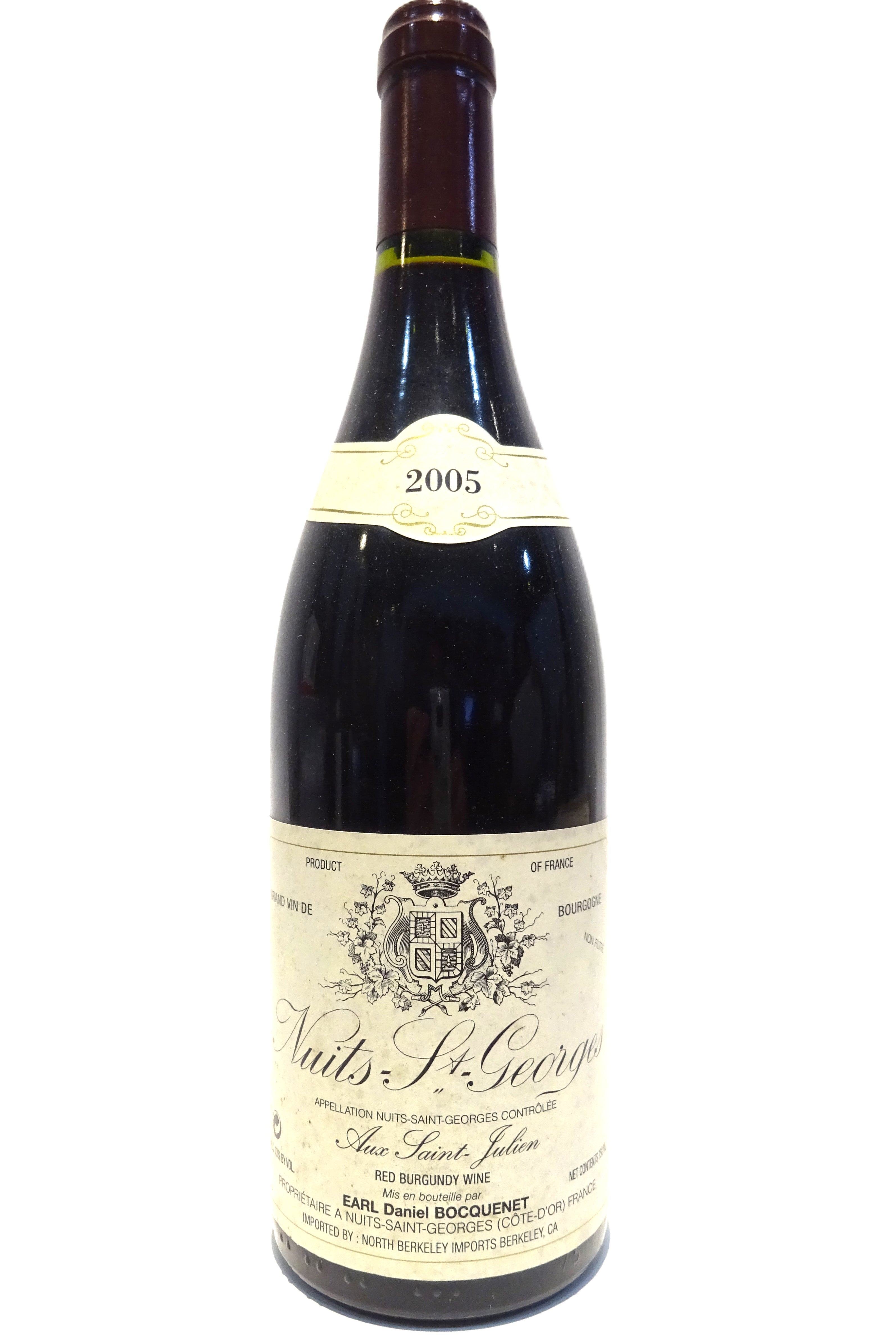 Bocquenet 2005 Nuits St. Georges Aux Saint Julien
