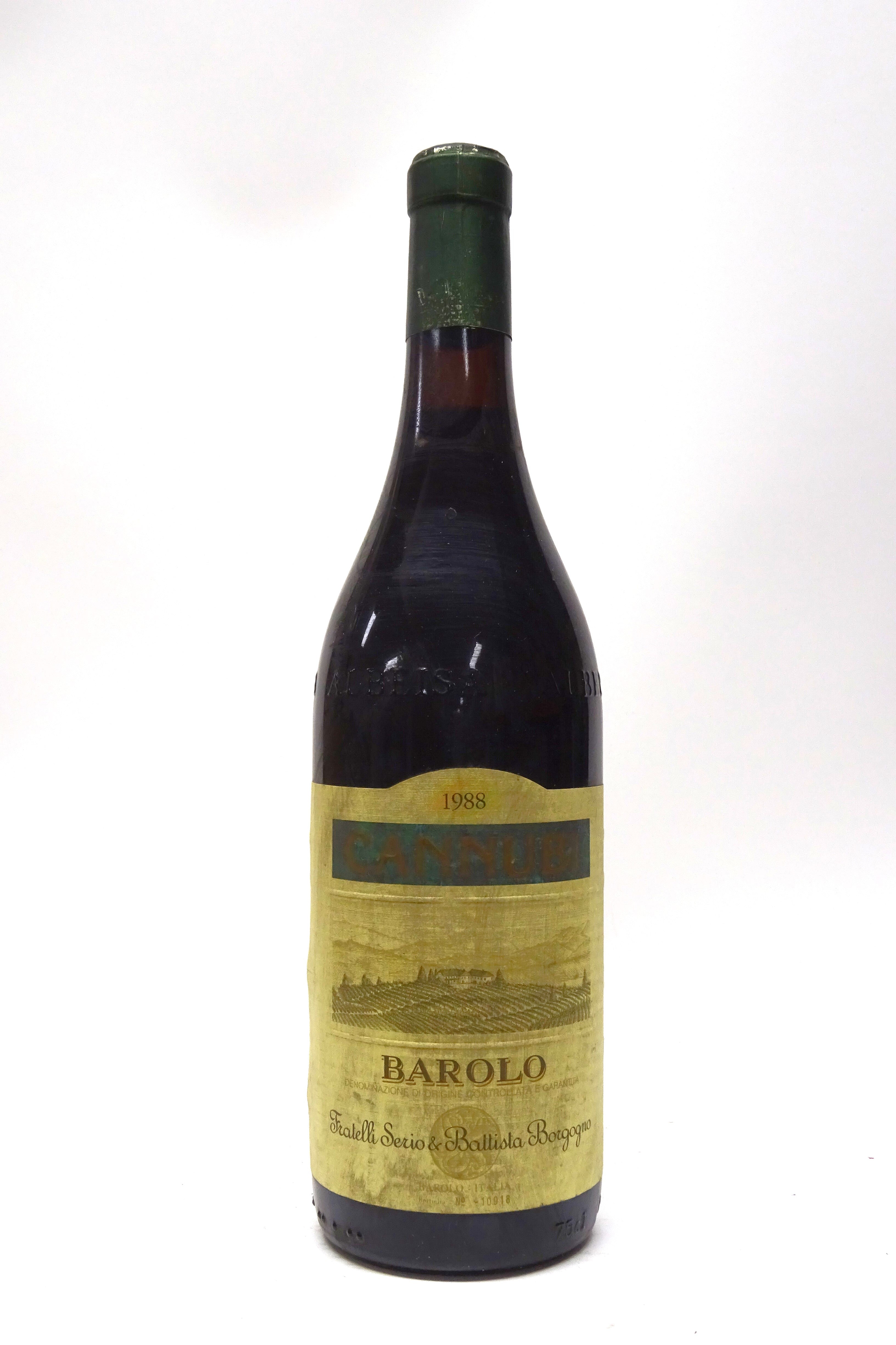 Borgogno, Serio & Battista 1988 Barolo Cannubio