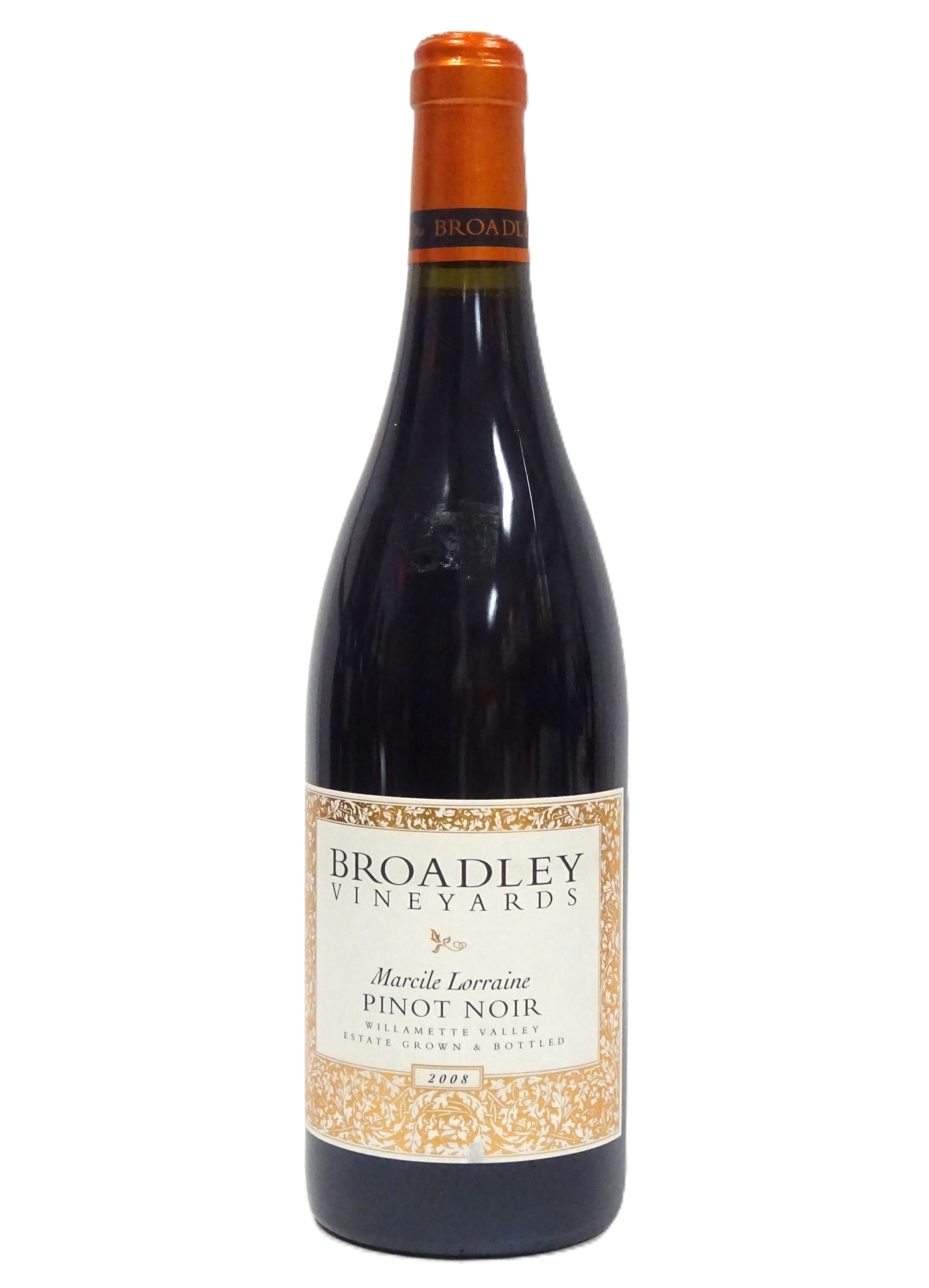 Broadley 2008 Willamette Marcile Lorraine Pinot Noir