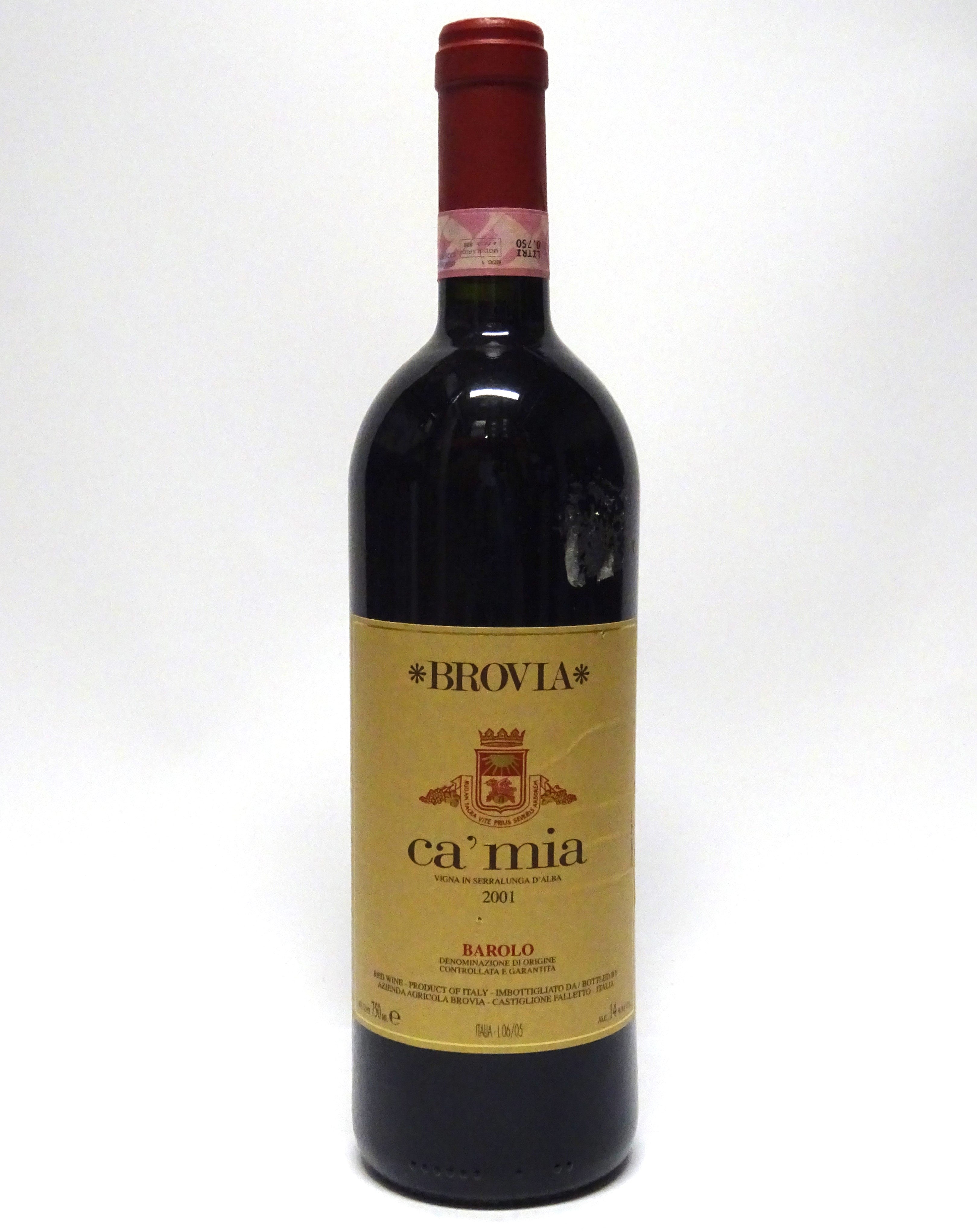 Brovia 2001 Barolo Brea Ca'mia