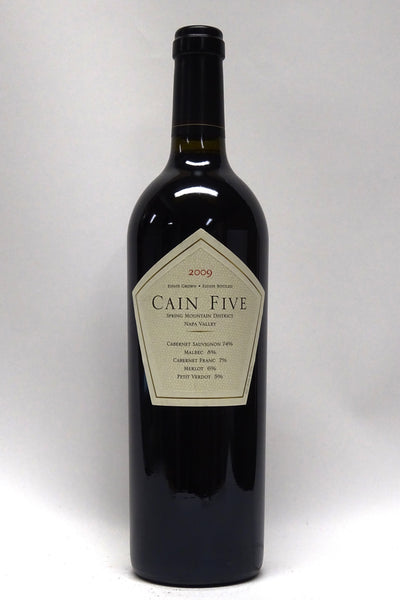 Cain 2009 Napa Valley Red Cain Five – Chambers Street Wines