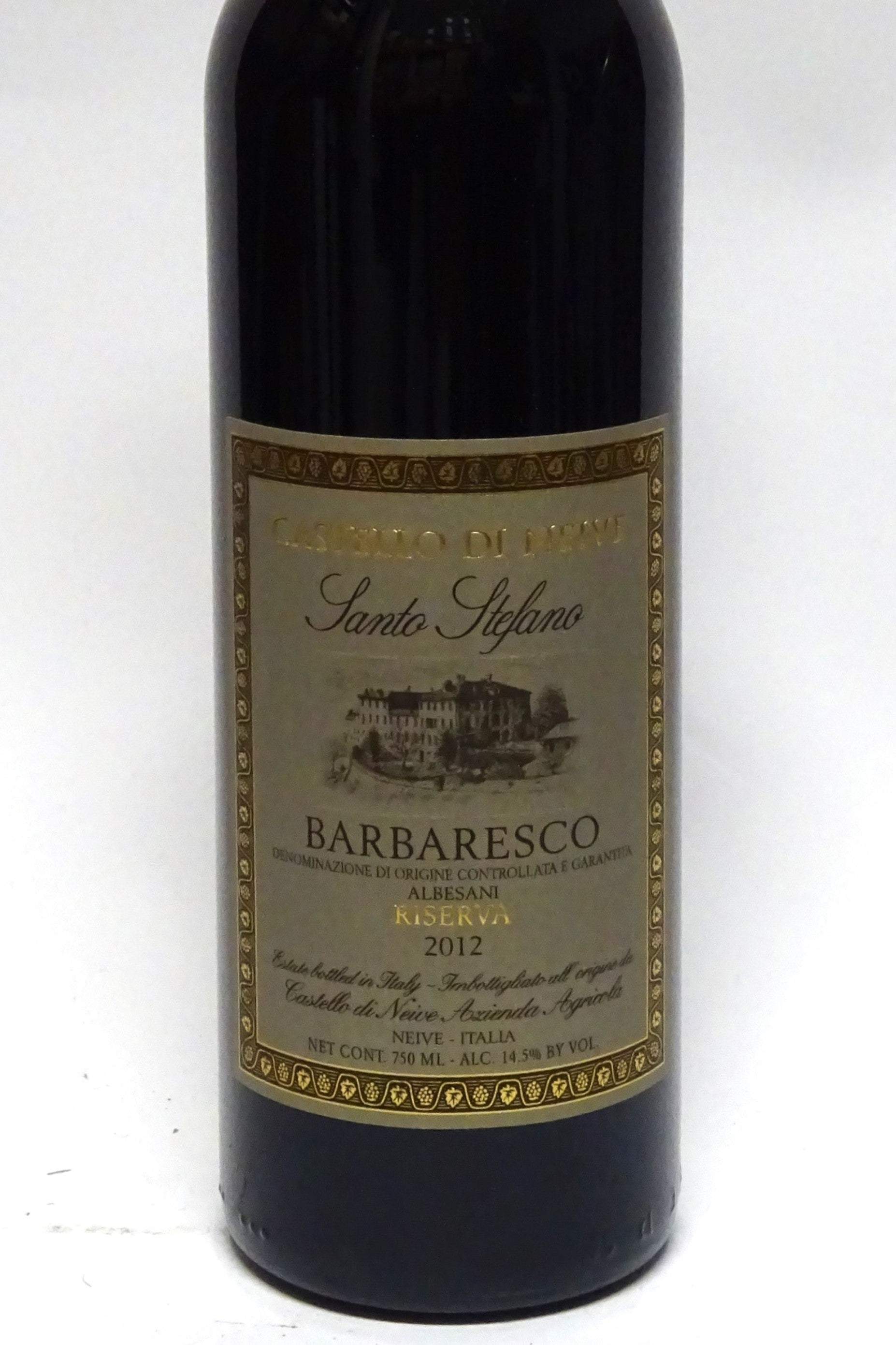 Castello di Neive 2012 Barbaresco Riserva Albesani Santo Stefano
