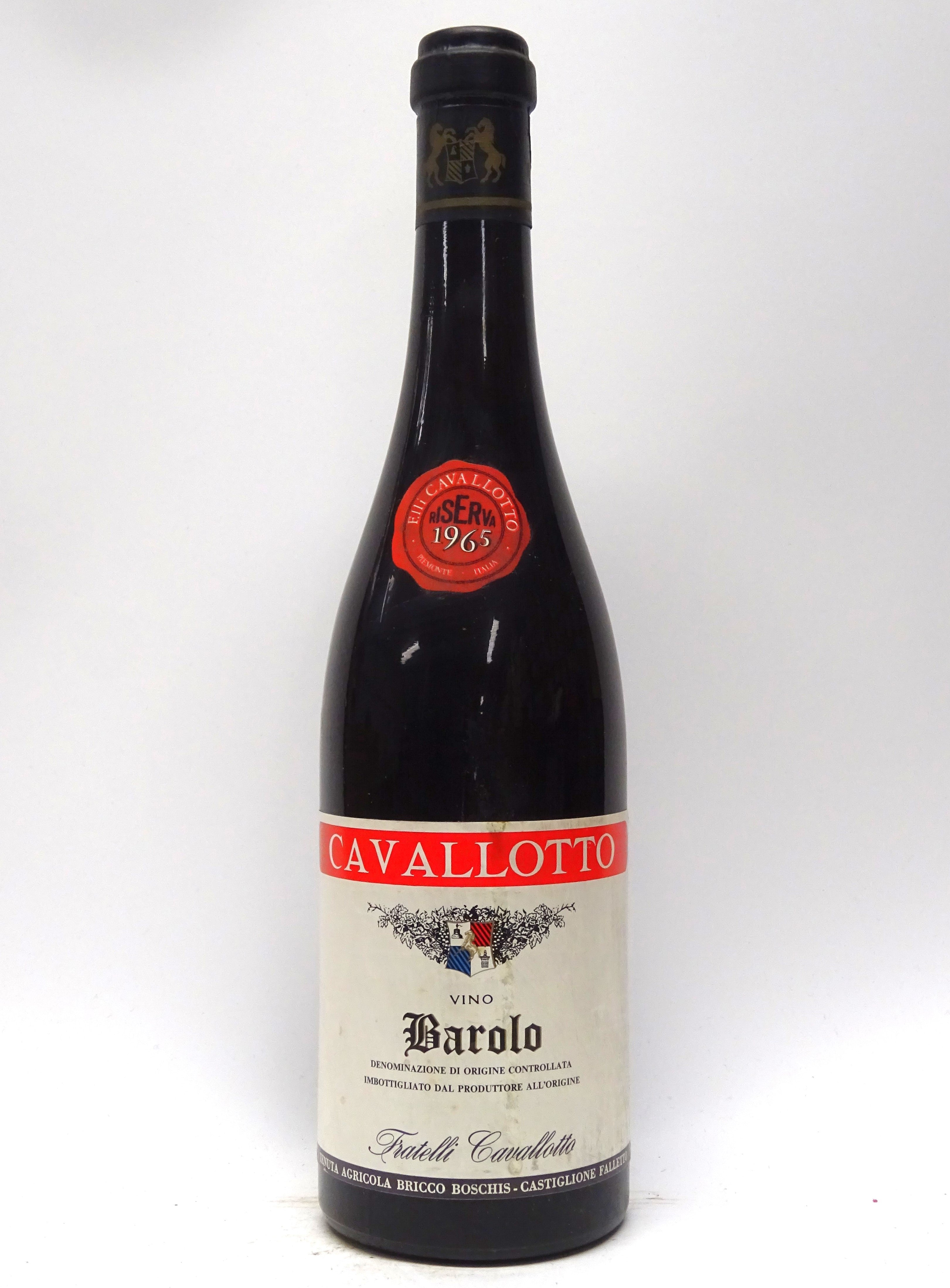 Cavallotto 1965 Barolo Riserva Bricco Boschis