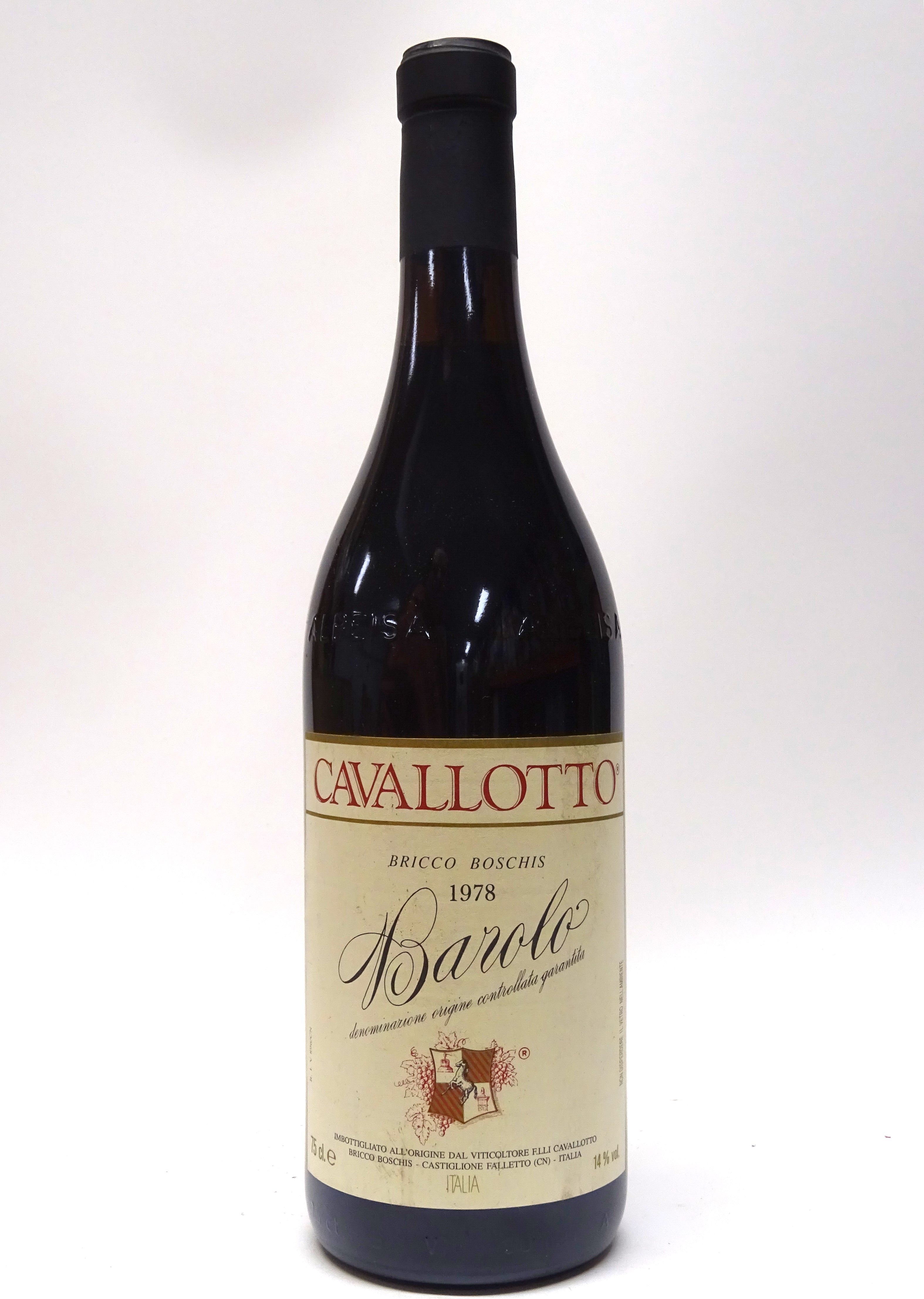 Cavallotto 1978 Barolo Bricco Boschis