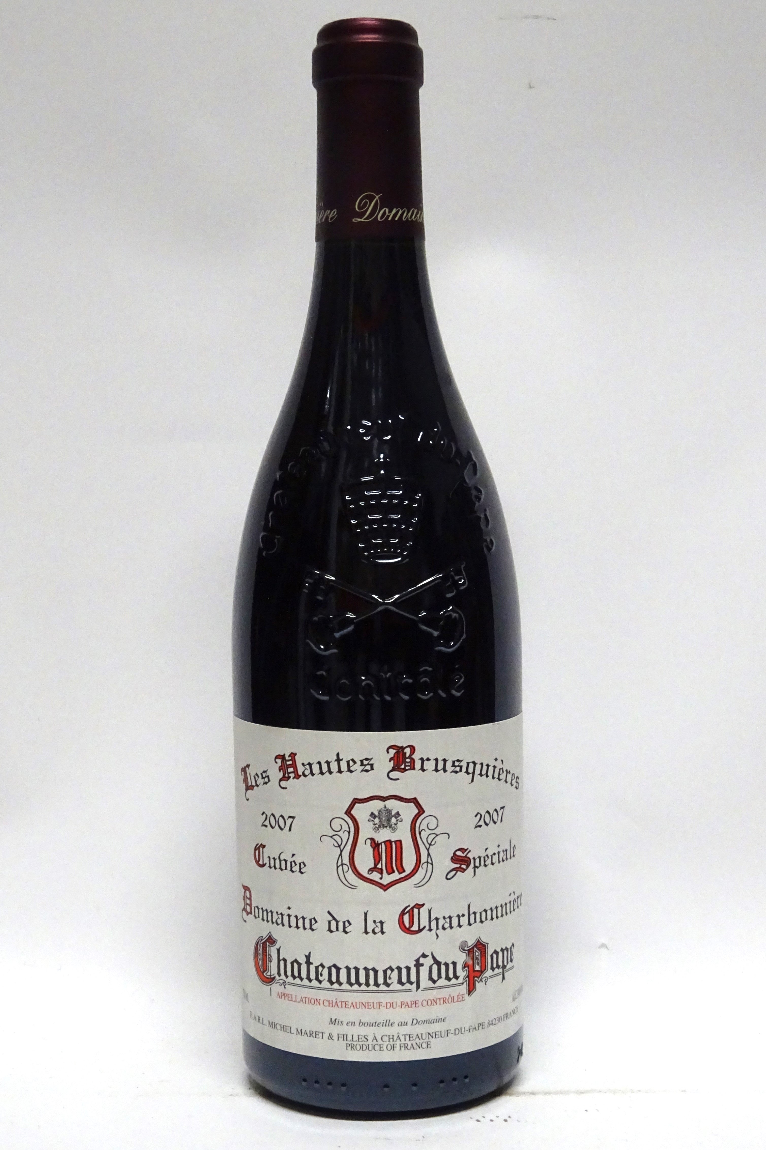 Charbonniere 2007 Chateauneuf du Pape Cuvee Speciale Les Hautes Brusquieres
