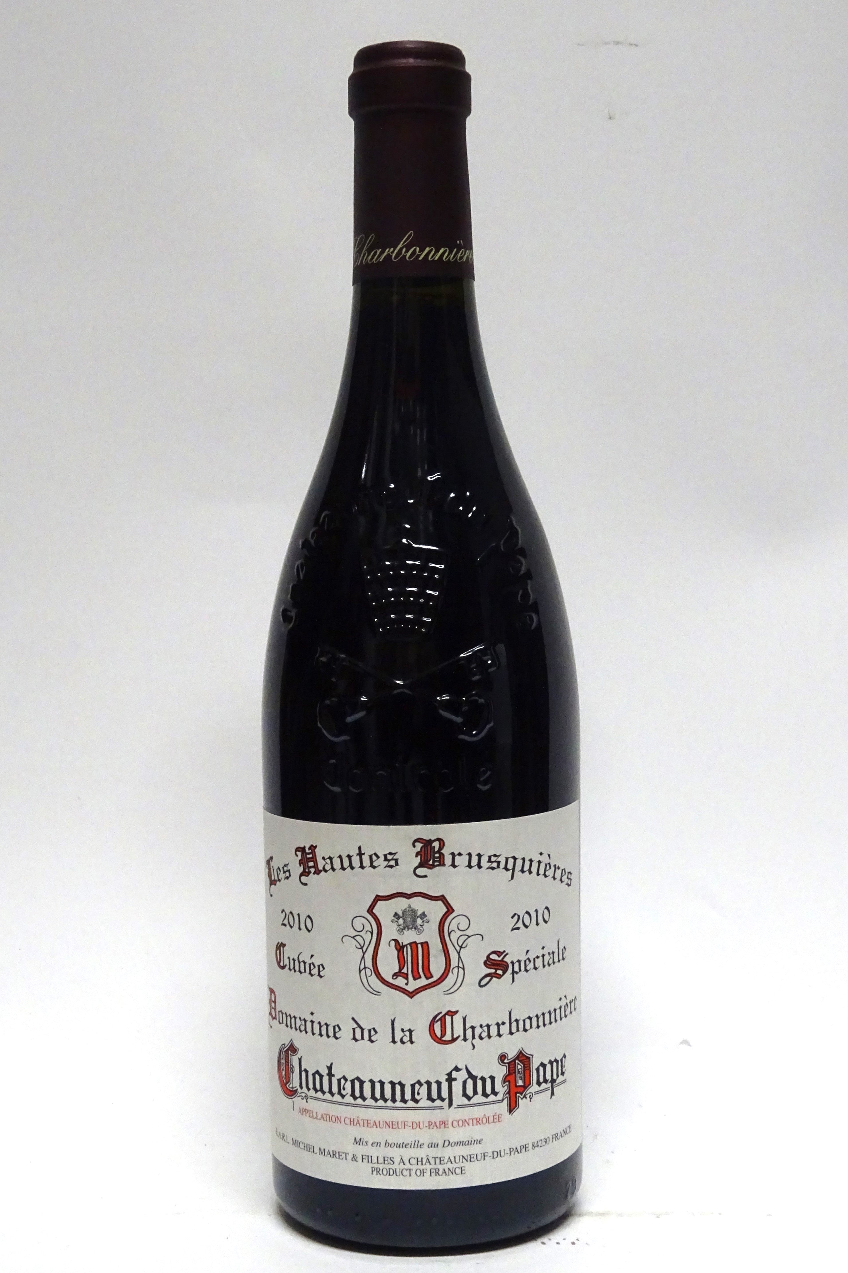 Charbonniere 2010 Chateauneuf du Pape Cuvee Speciale Les Hautes Brusquieres