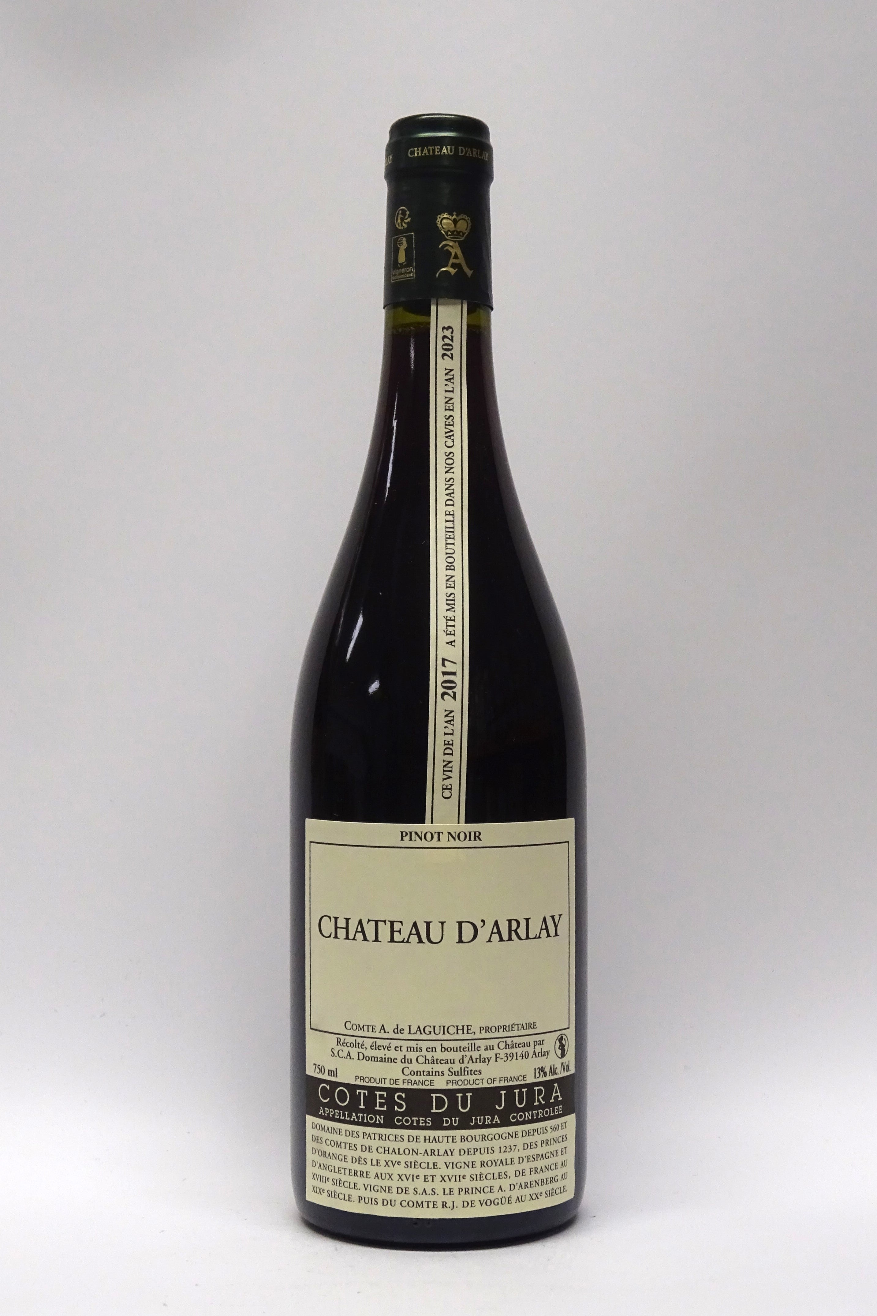 Chateau D'Arlay 2017 Pinot Noir