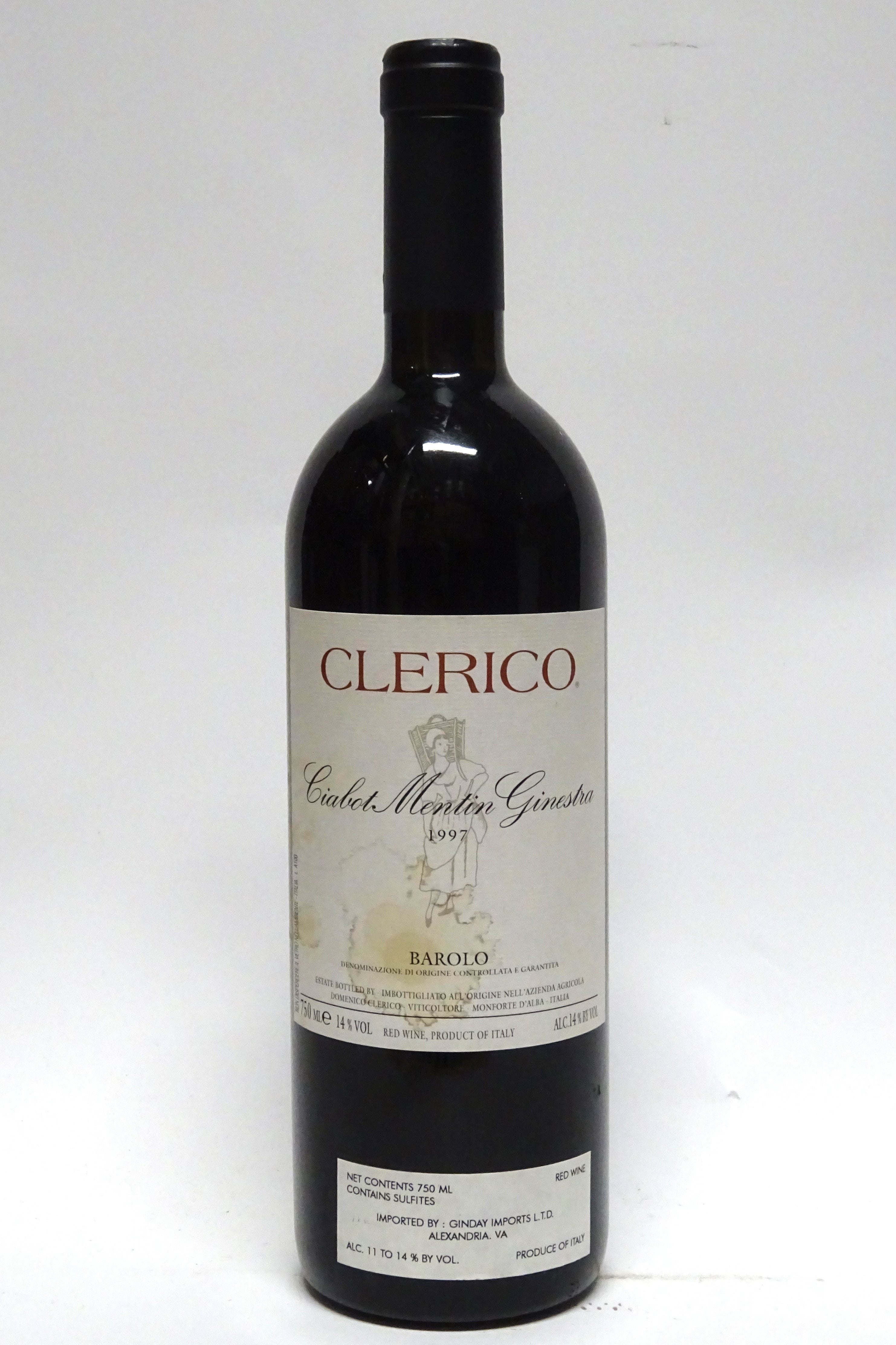 Clerico, Domenico 1997 Barolo Ciabot Mentin Ginestra