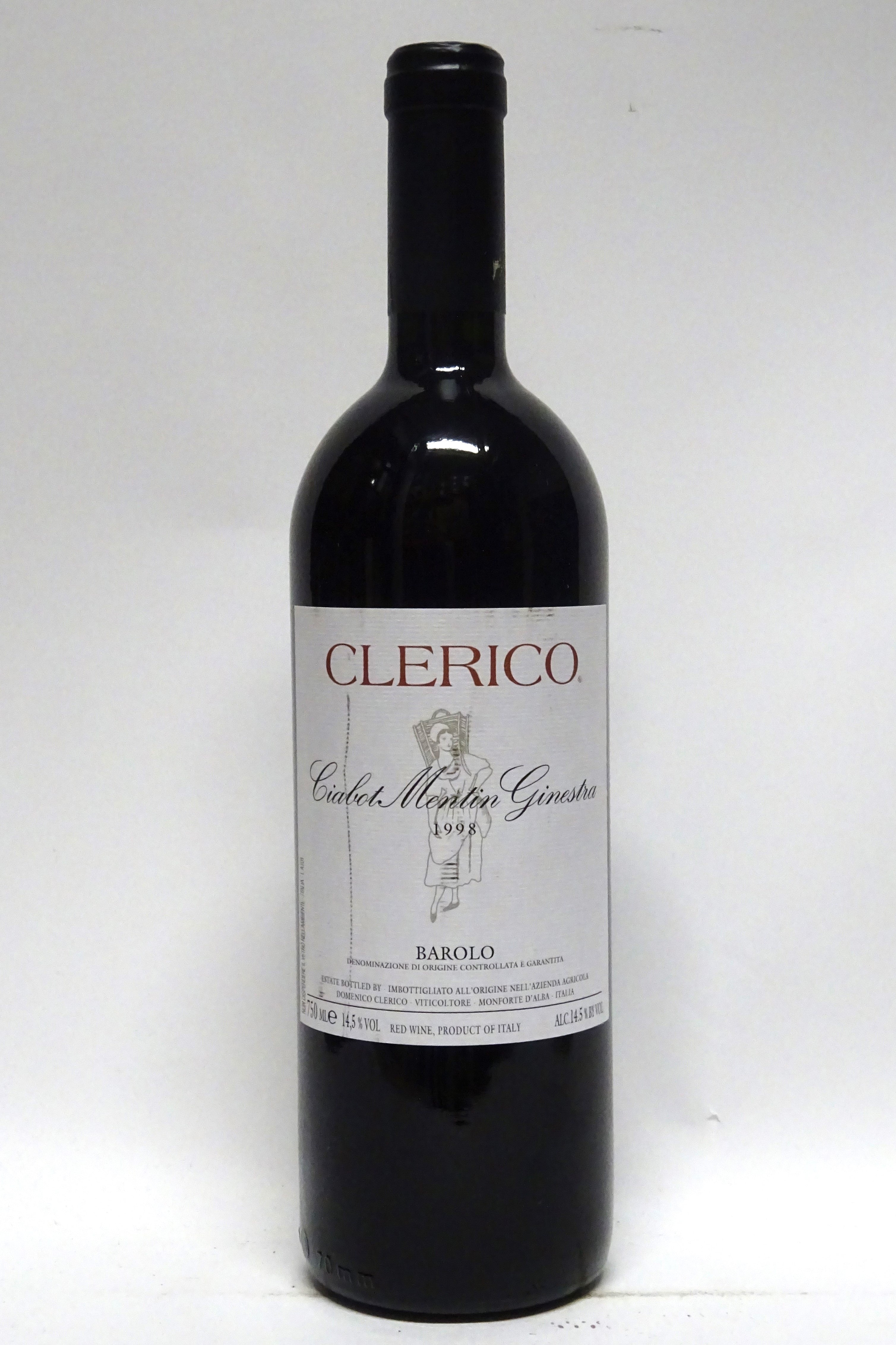 Clerico, Domenico 1998 Barolo Ciabot Mentin Ginestra