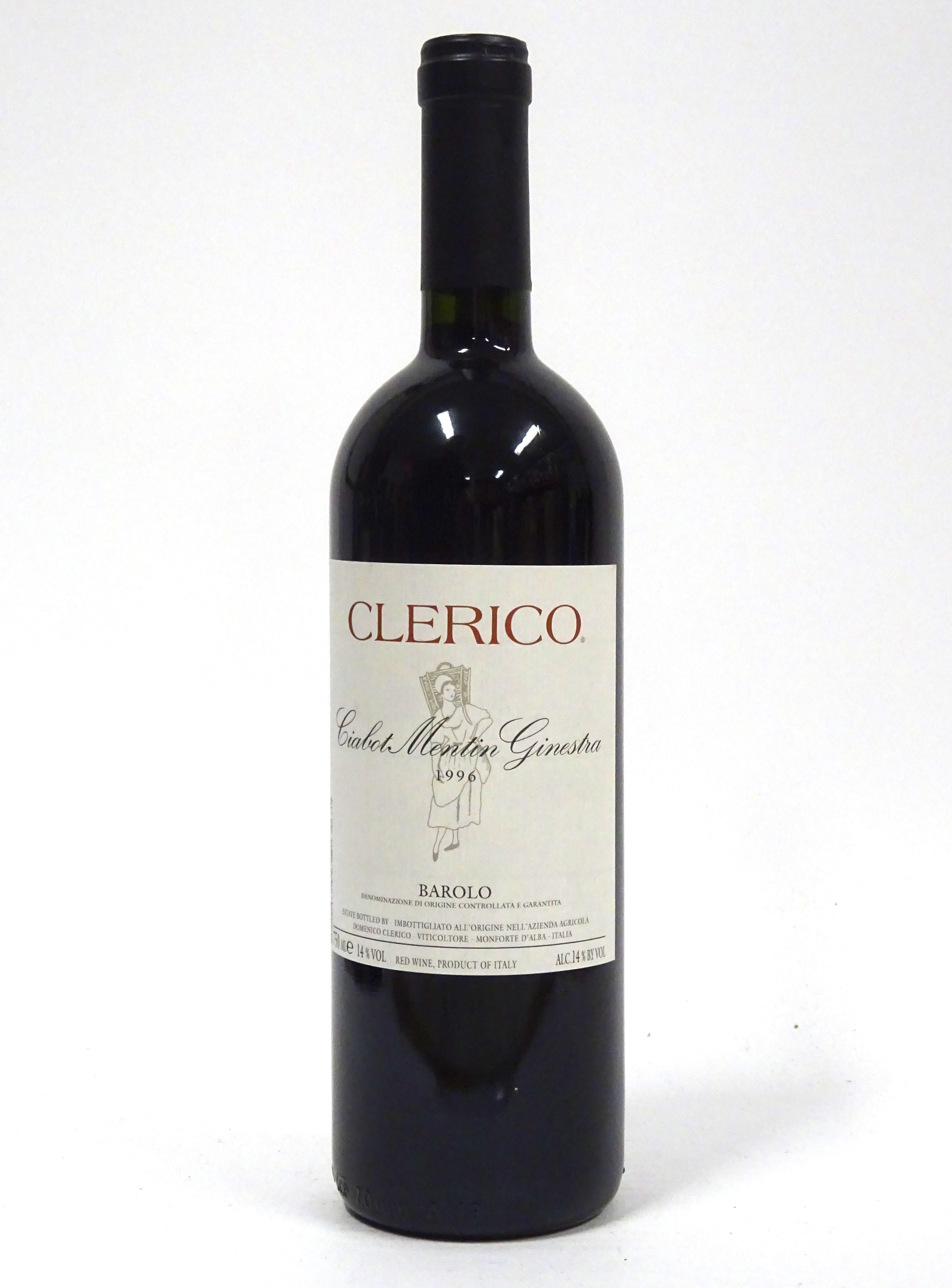 Clerico, Domenico 1996 Barolo Ciabot Mentin Ginestra