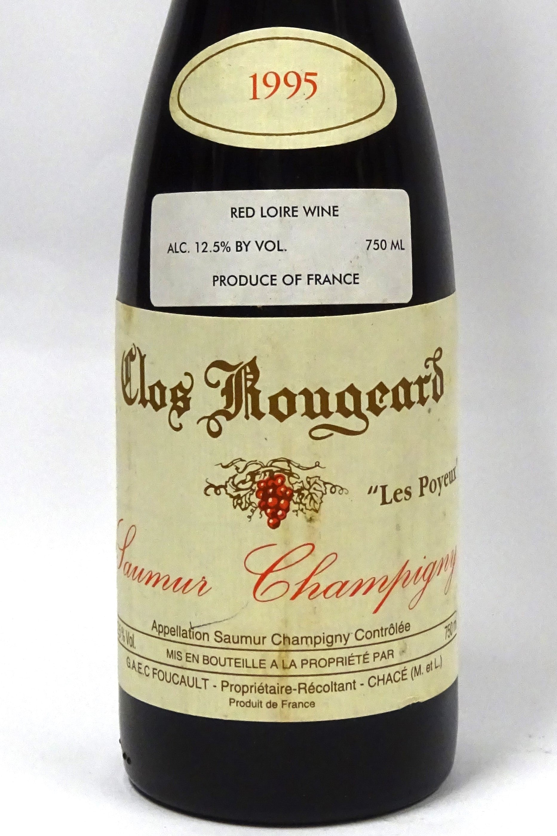 Clos Rougeard 1995 Saumur-Champigny Le Poyeux
