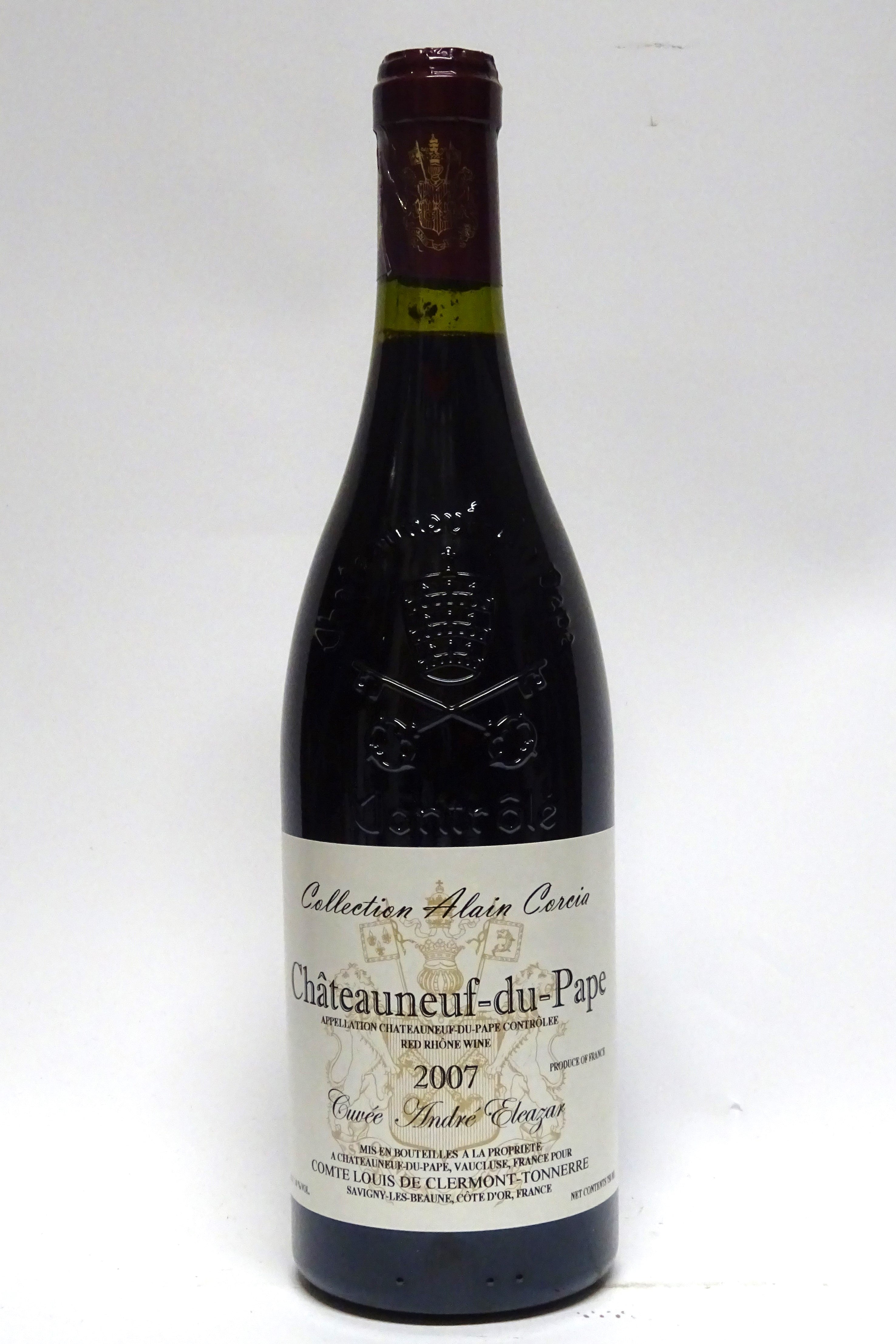 Comte Louis de Clermont Tonnerre 2007 Chateauneuf du Pape Cuvee Eleazar
