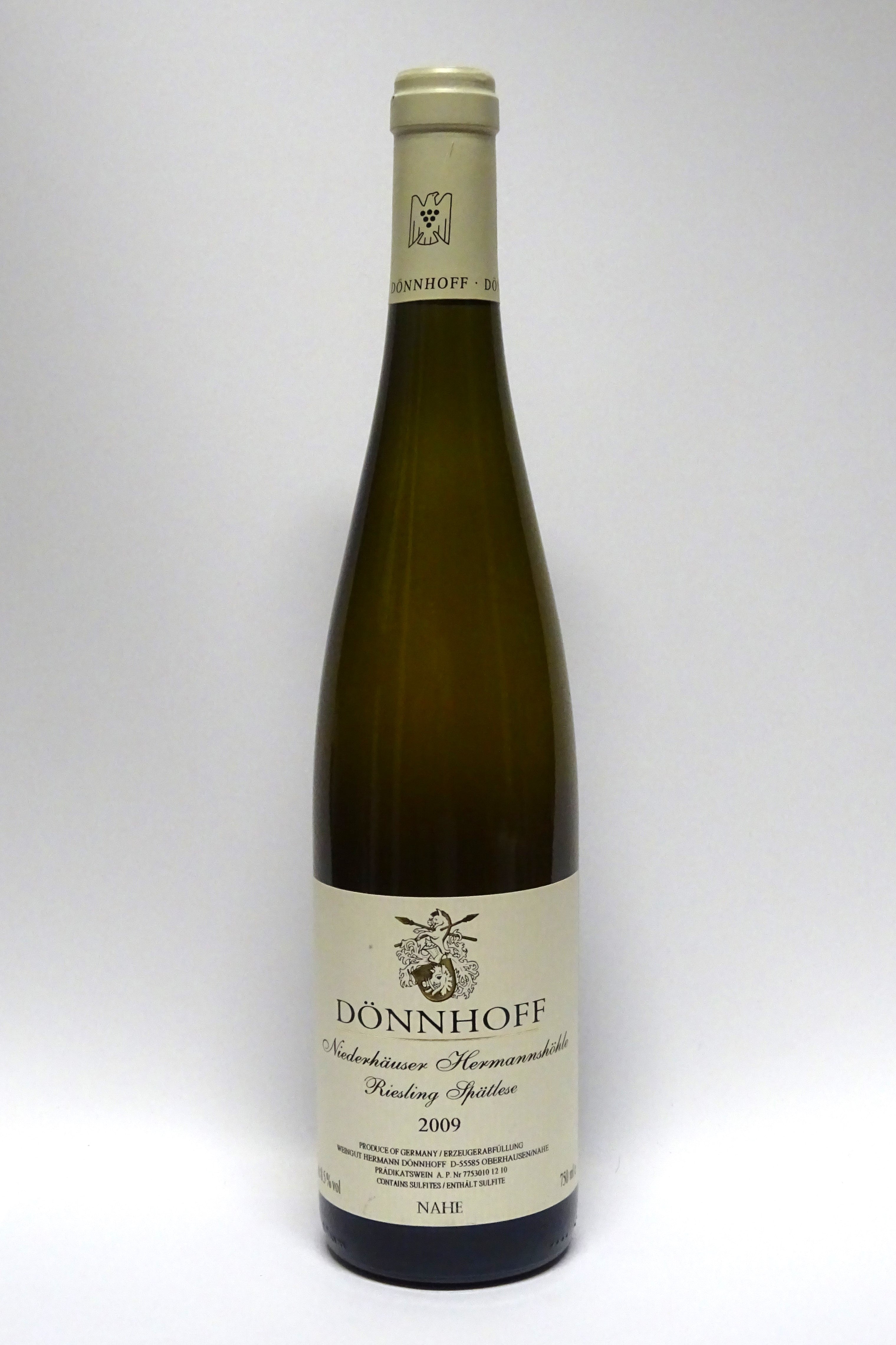 Donnhoff 2009 Niederhauser Hermannshohle Riesling Spatlese