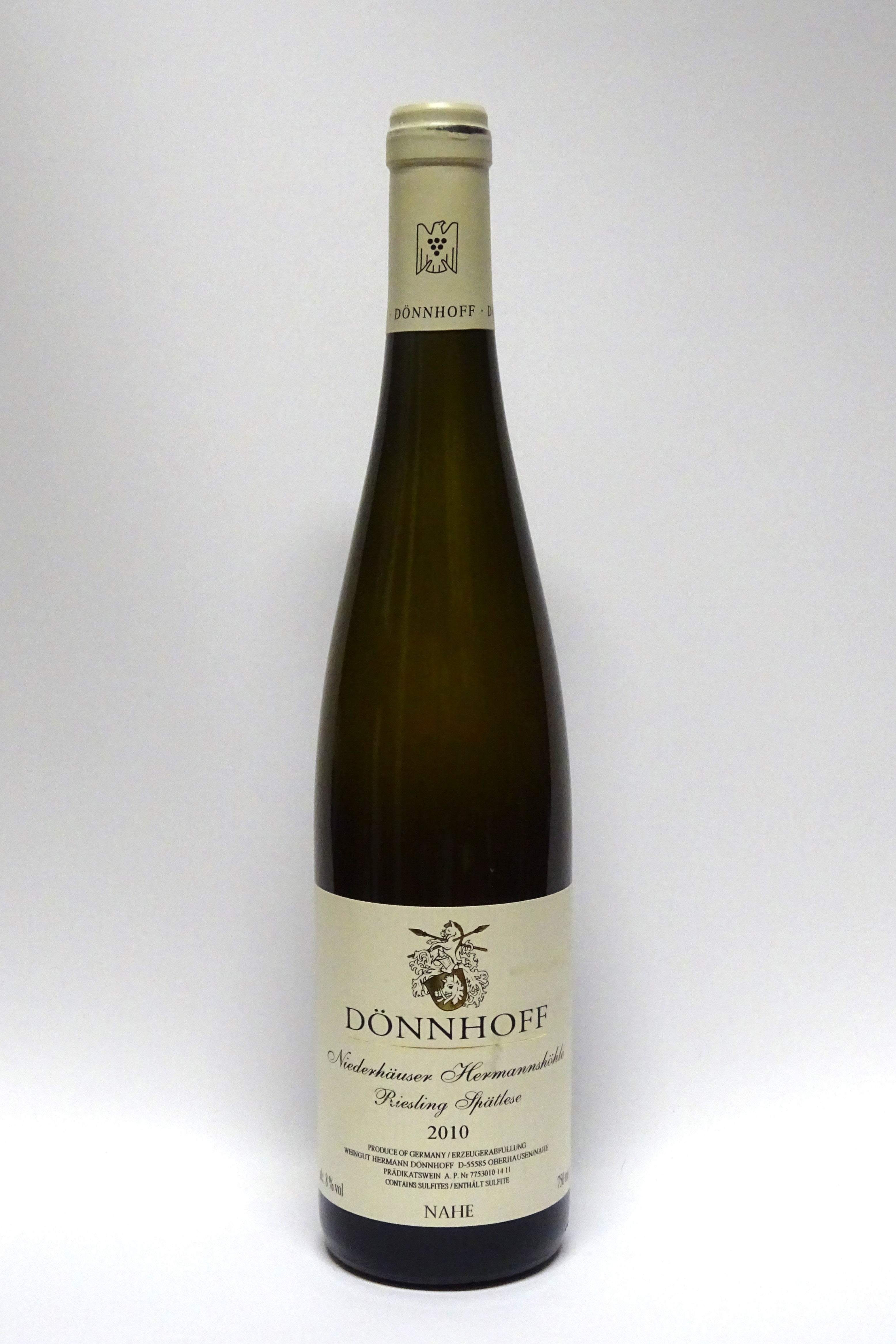 Donnhoff 2010 Niederhauser Hermannshohle Riesling Spatlese