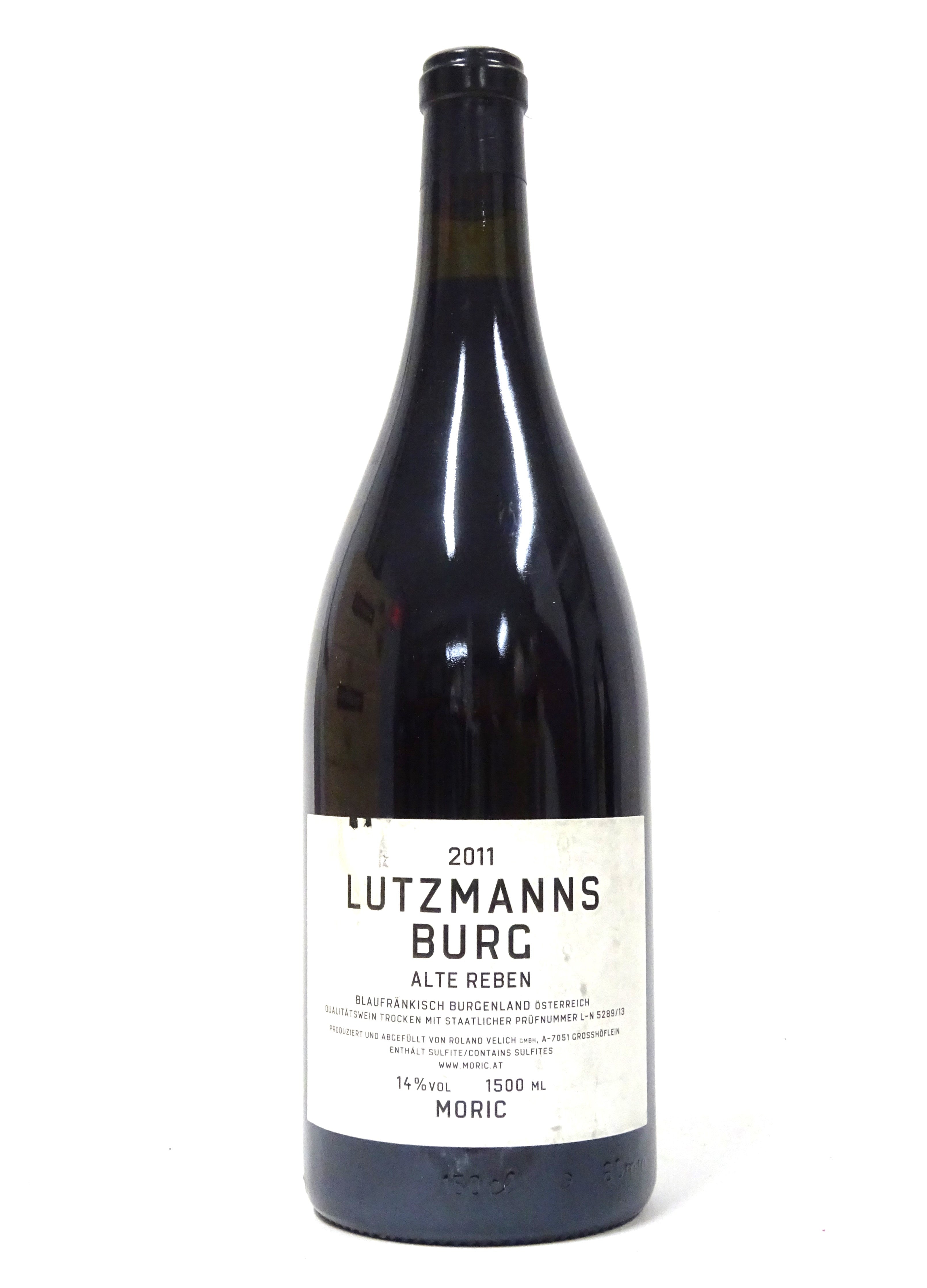 Moric 2011 Burgenland Blaufrankisch Lutzmannsburg Alte Reben 1.5L
