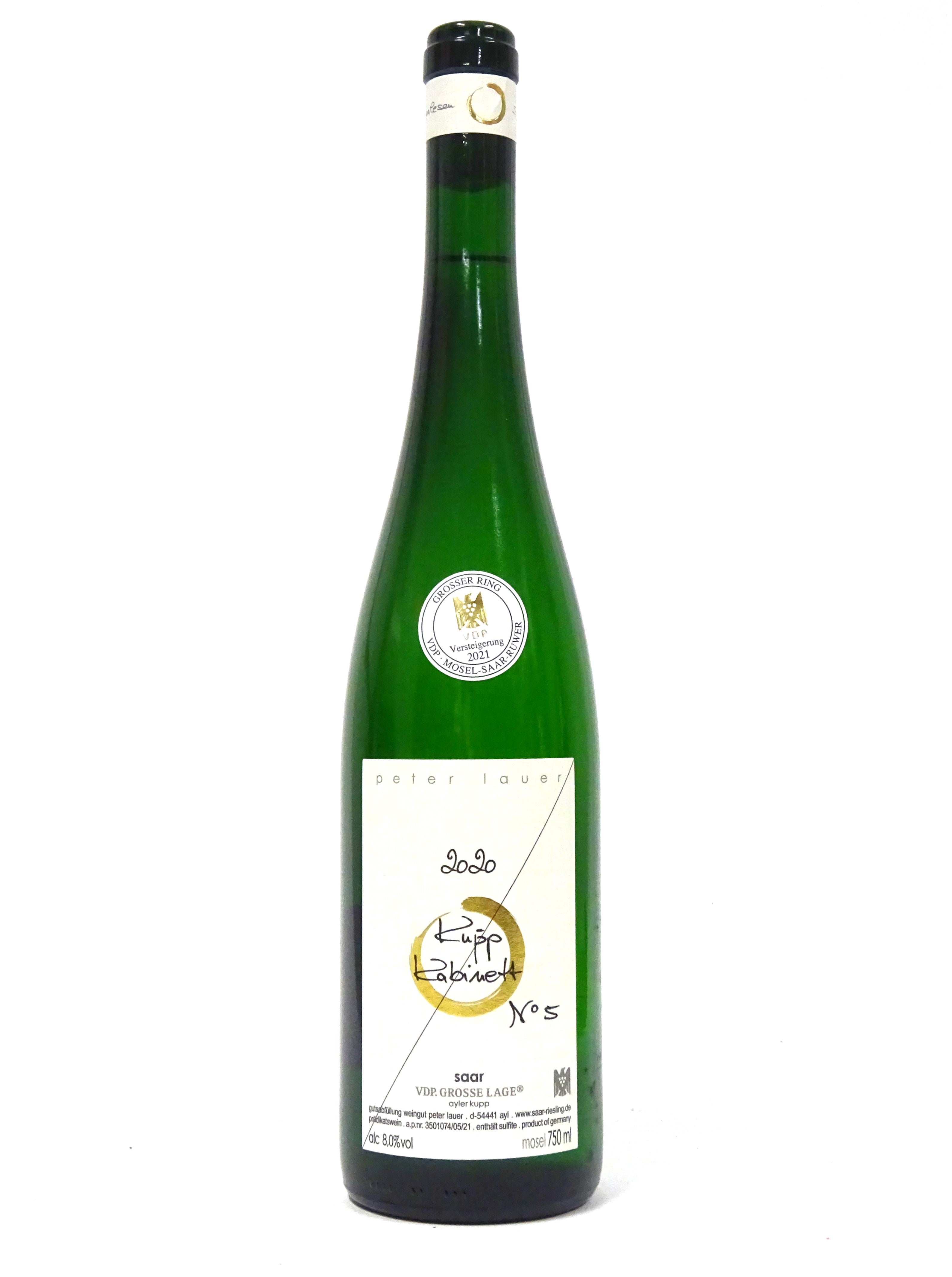 Lauer, Peter 2020 Riesling Ayler Kupp Kabinett Fass 5 Auction