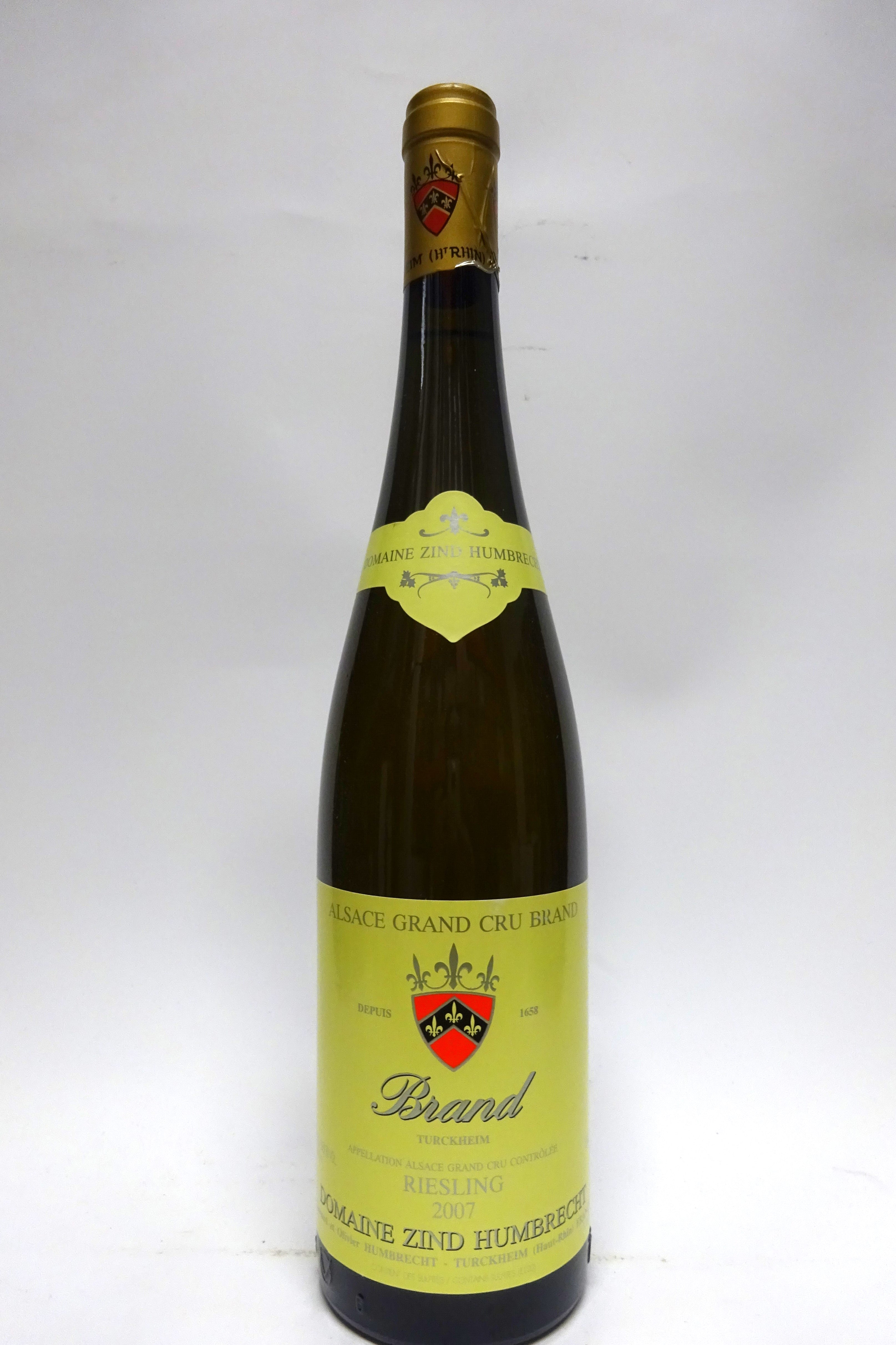 Zind-Humbrecht 2007 Alsace Riesling Grand Cru Brand