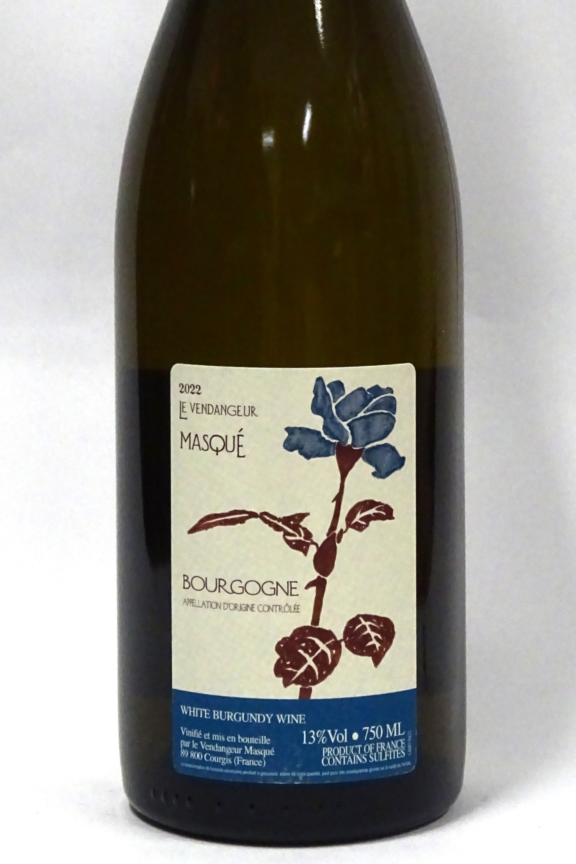 De Moor 2022 Bourgogne Blanc Vendangeur Masque