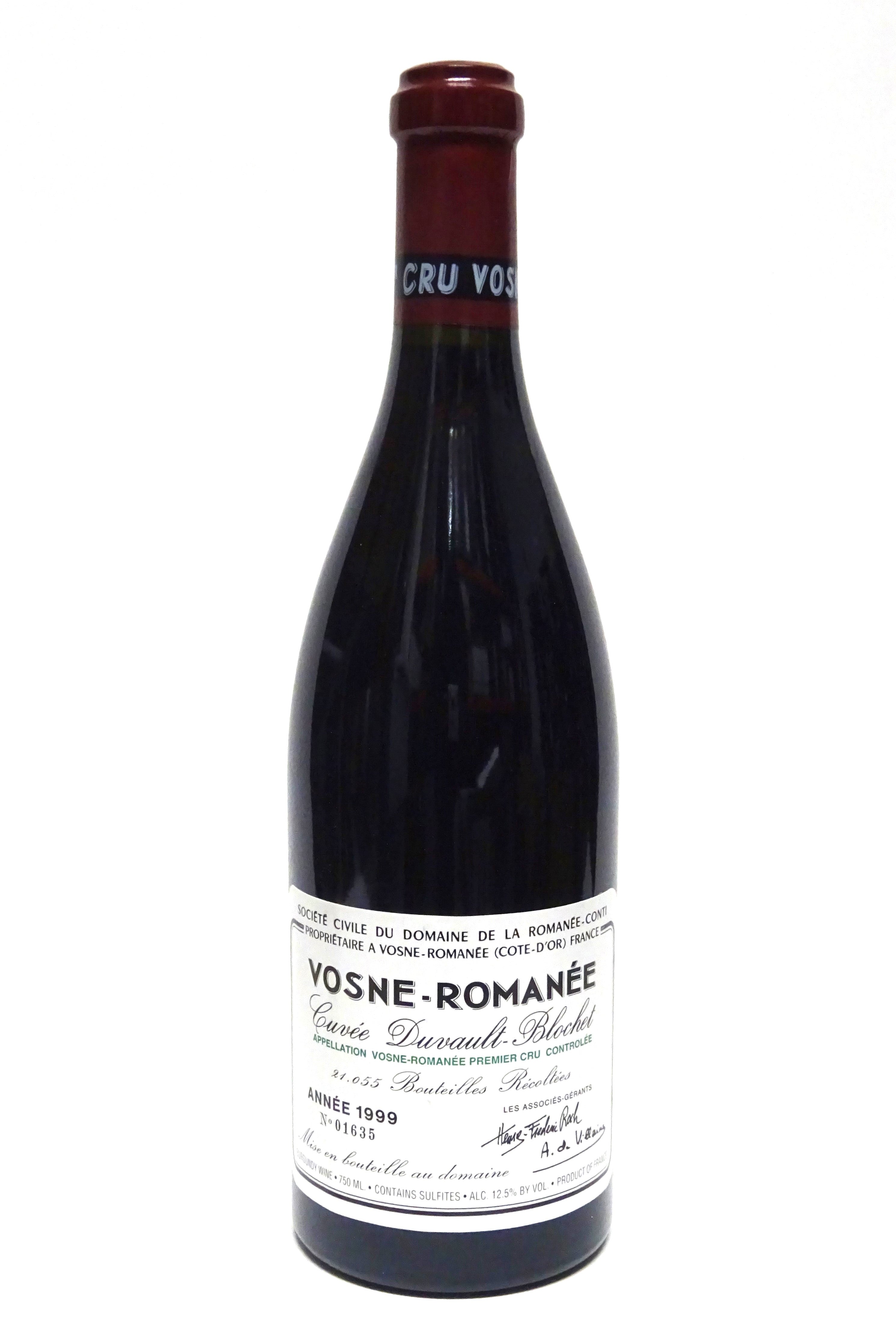 Domaine de la Romanée-Conti 1999 Vosne Romanée 1er Cru Cuvee Duvault-Blachet