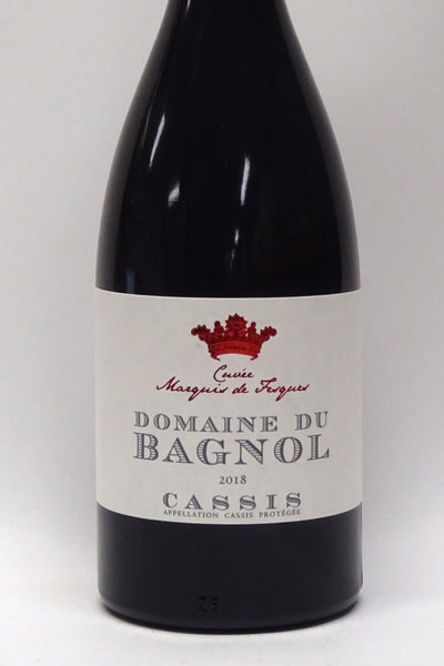 画材 Cassis Rouge Domaine du Bagnol 2018 Cassis Rouge Cuvée Marquis de Fesques
