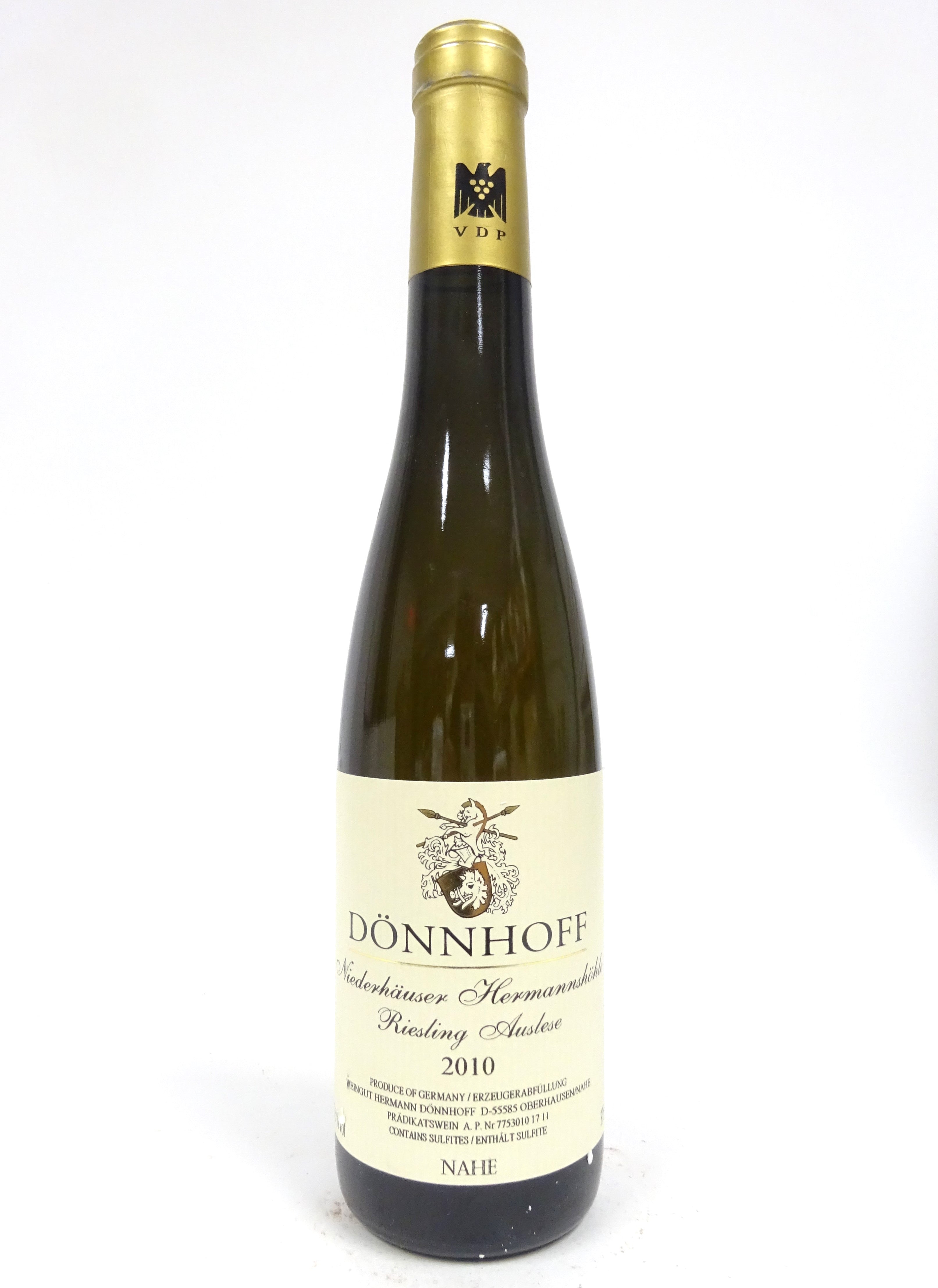 Donnhoff 2010 Niederhauser Hermannshohle Riesling Auslese Goldkapsel 375ml