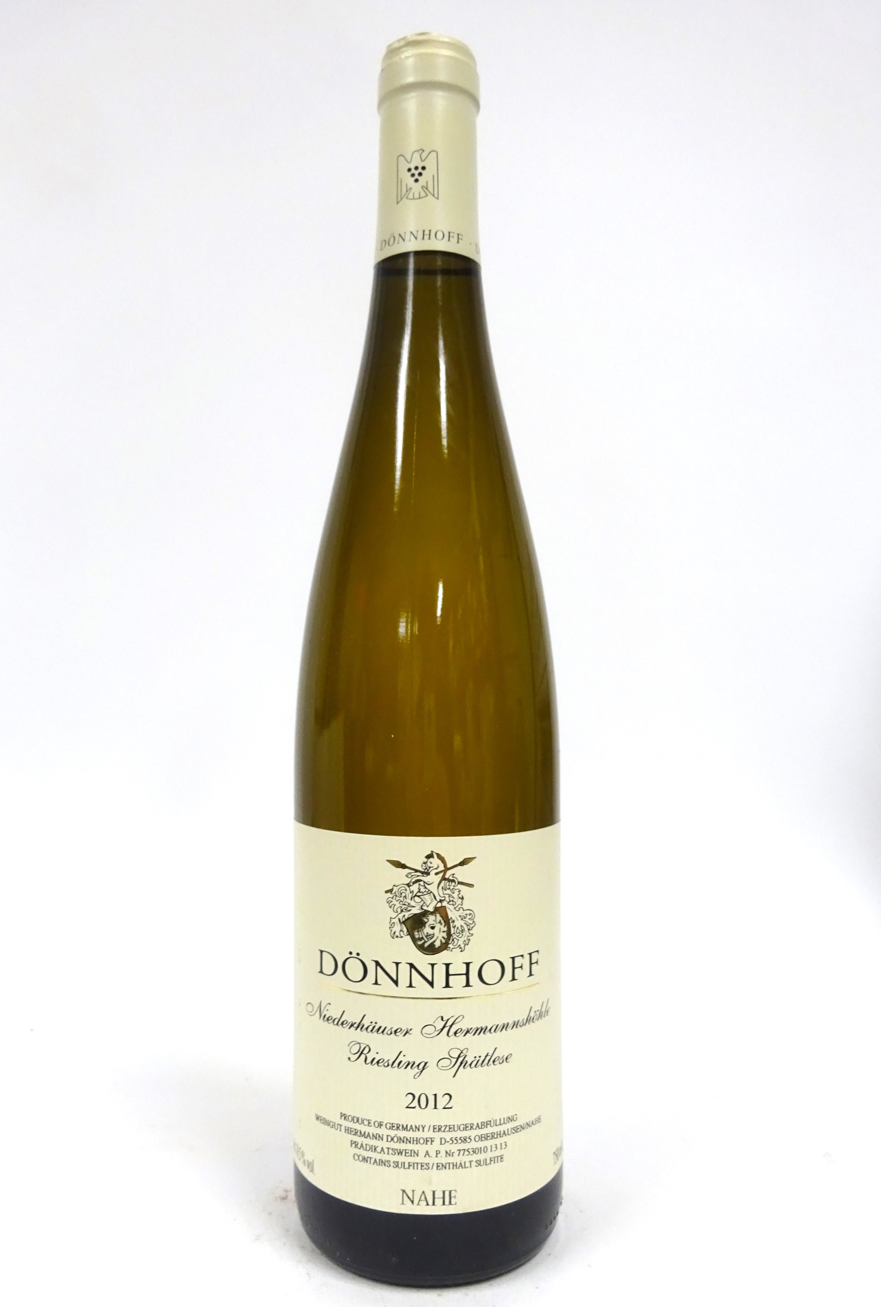 Donnhoff 2012 Niederhauser Hermannshohle Riesling Spatlese