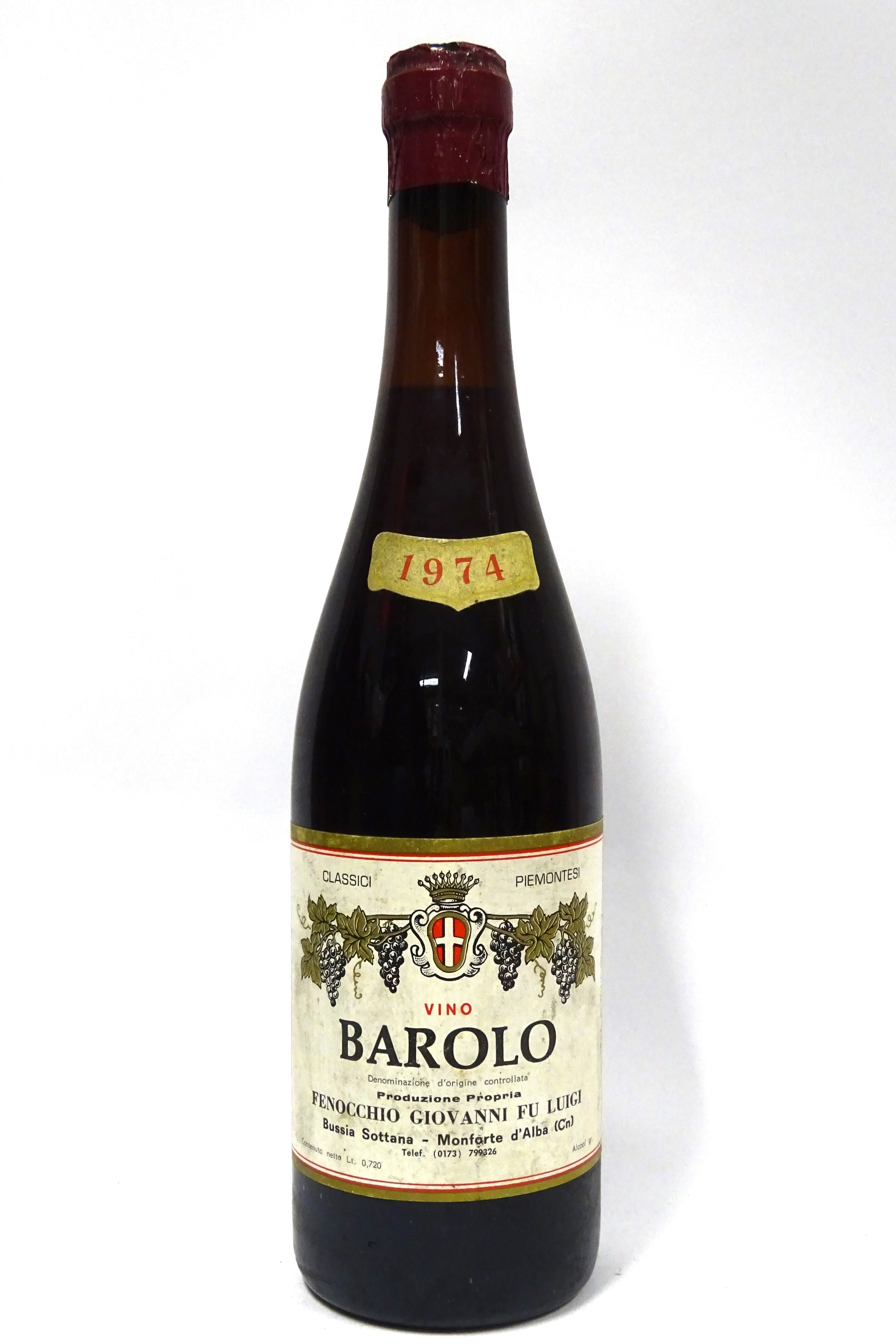 Fenocchio, Giovanni 1974 Barolo Bussia Sotana
