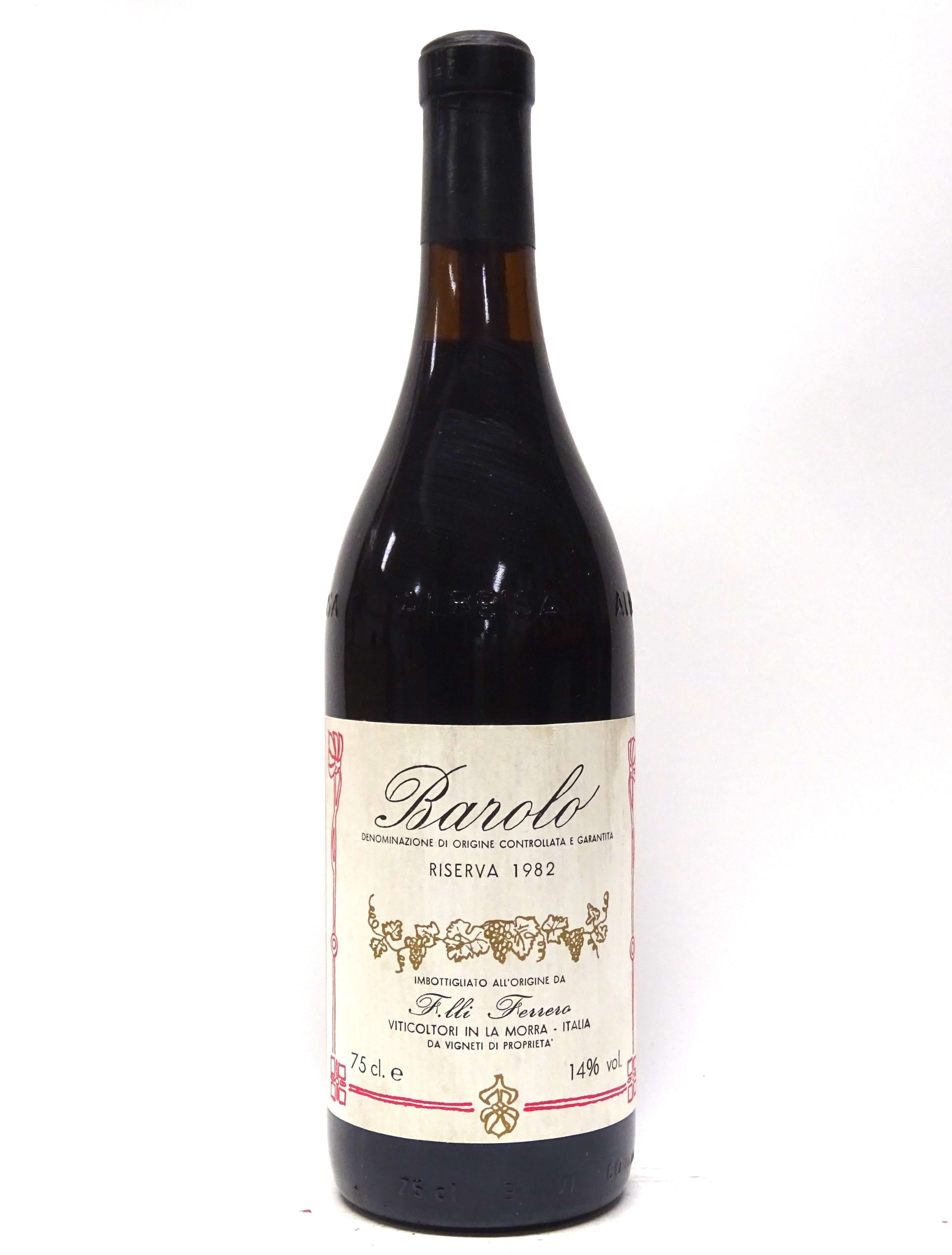 Ferrero Fratelli 1982 Barolo Riserva