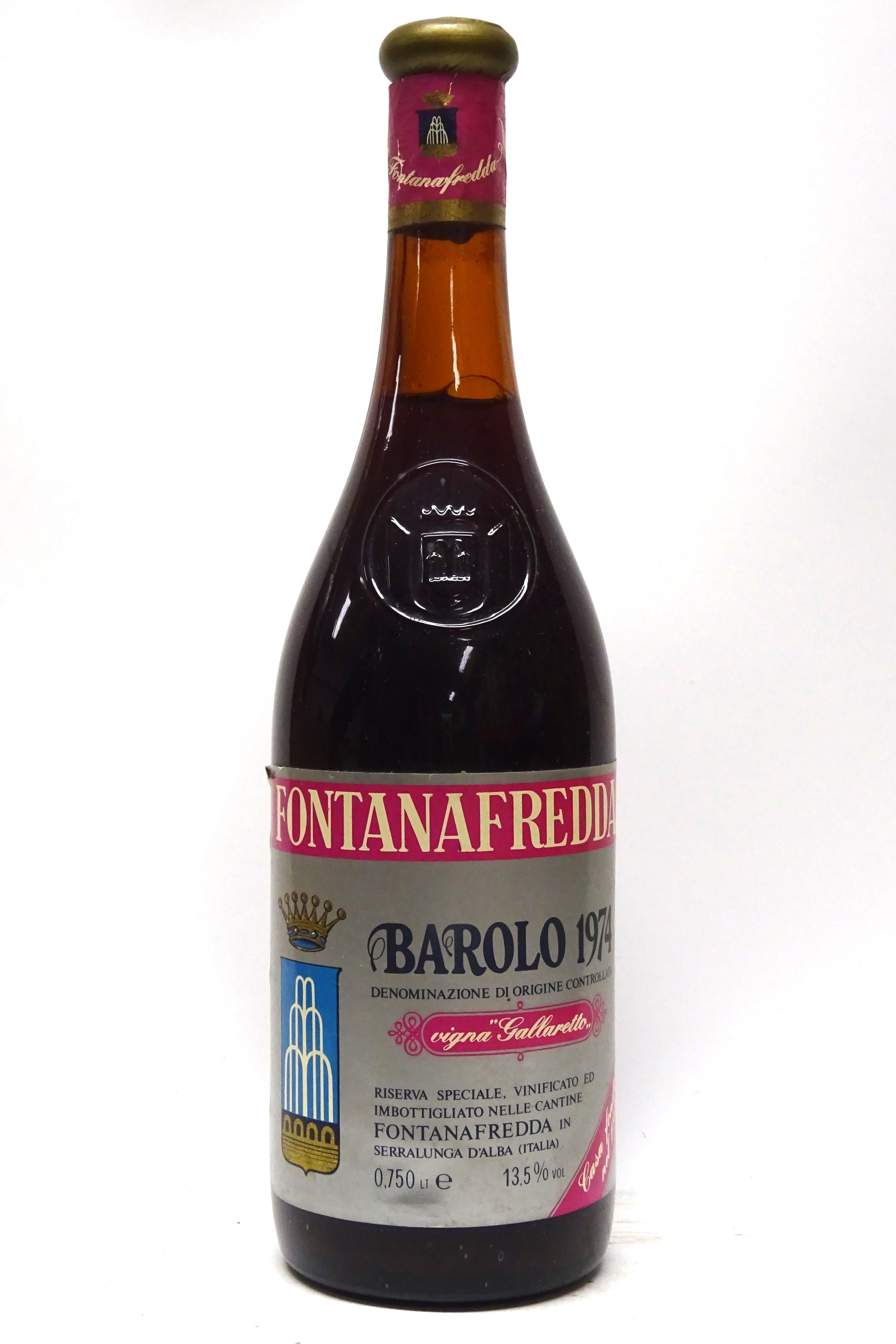 Fontanafredda 1974 Barolo Vigna Gallaretto