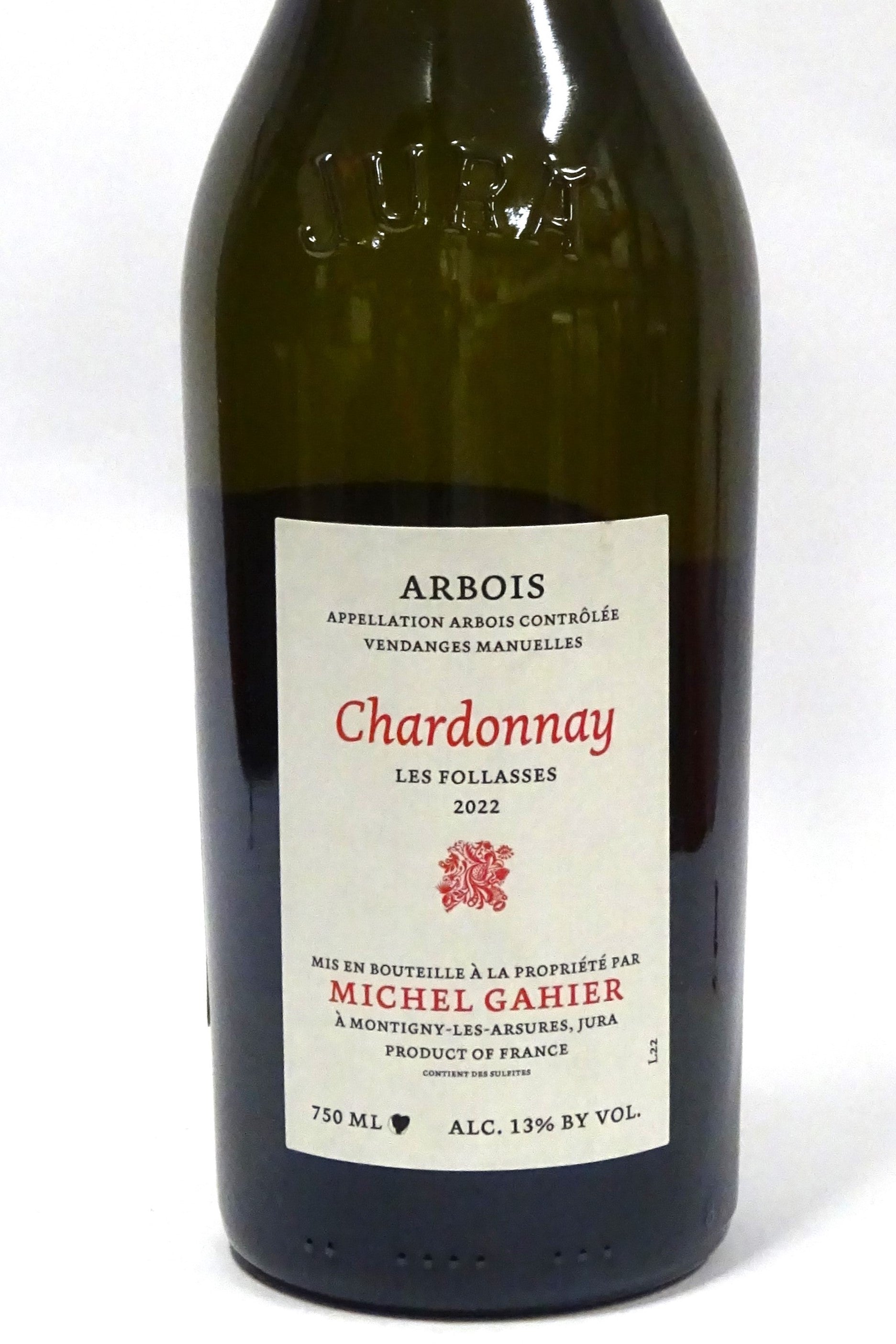 Gahier, Michel 2022 Les Follasses Arbois Blanc Chardonnay