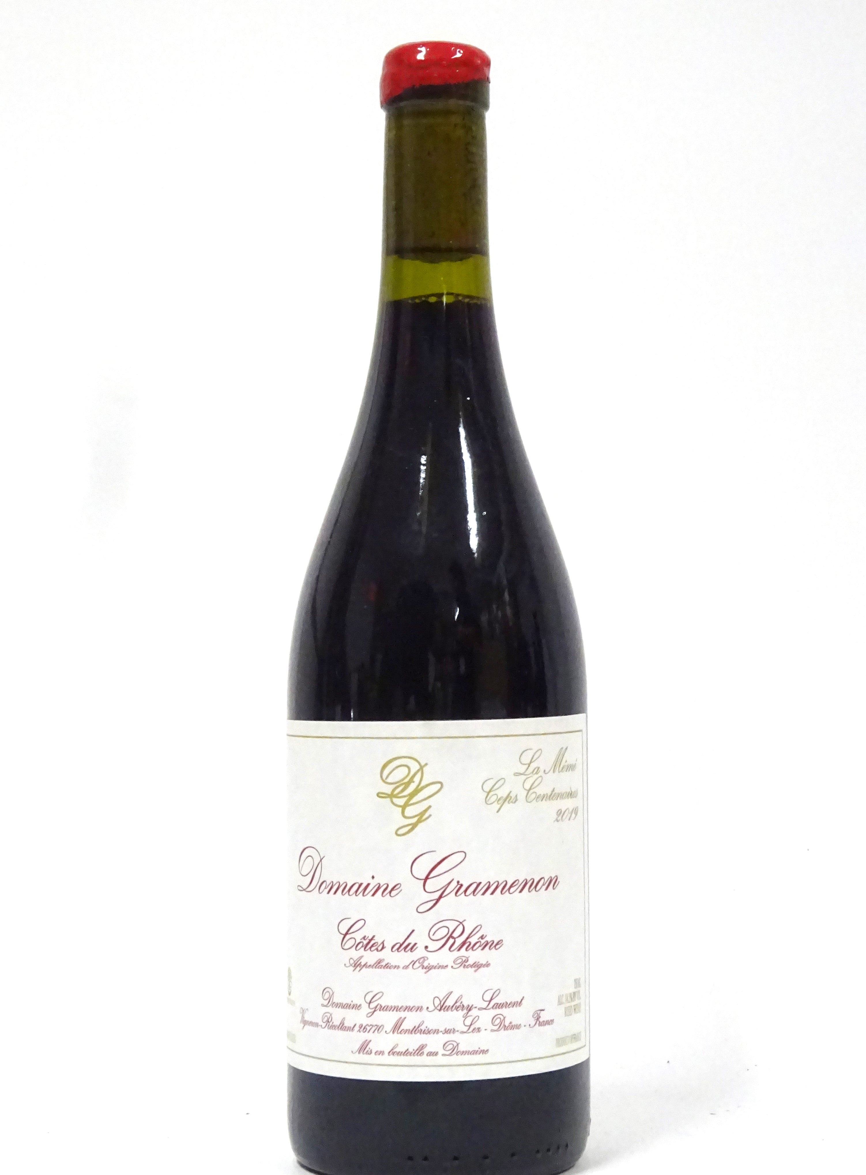 Gramenon 2019 Cotes du Rhone Ceps Centenaires la Meme