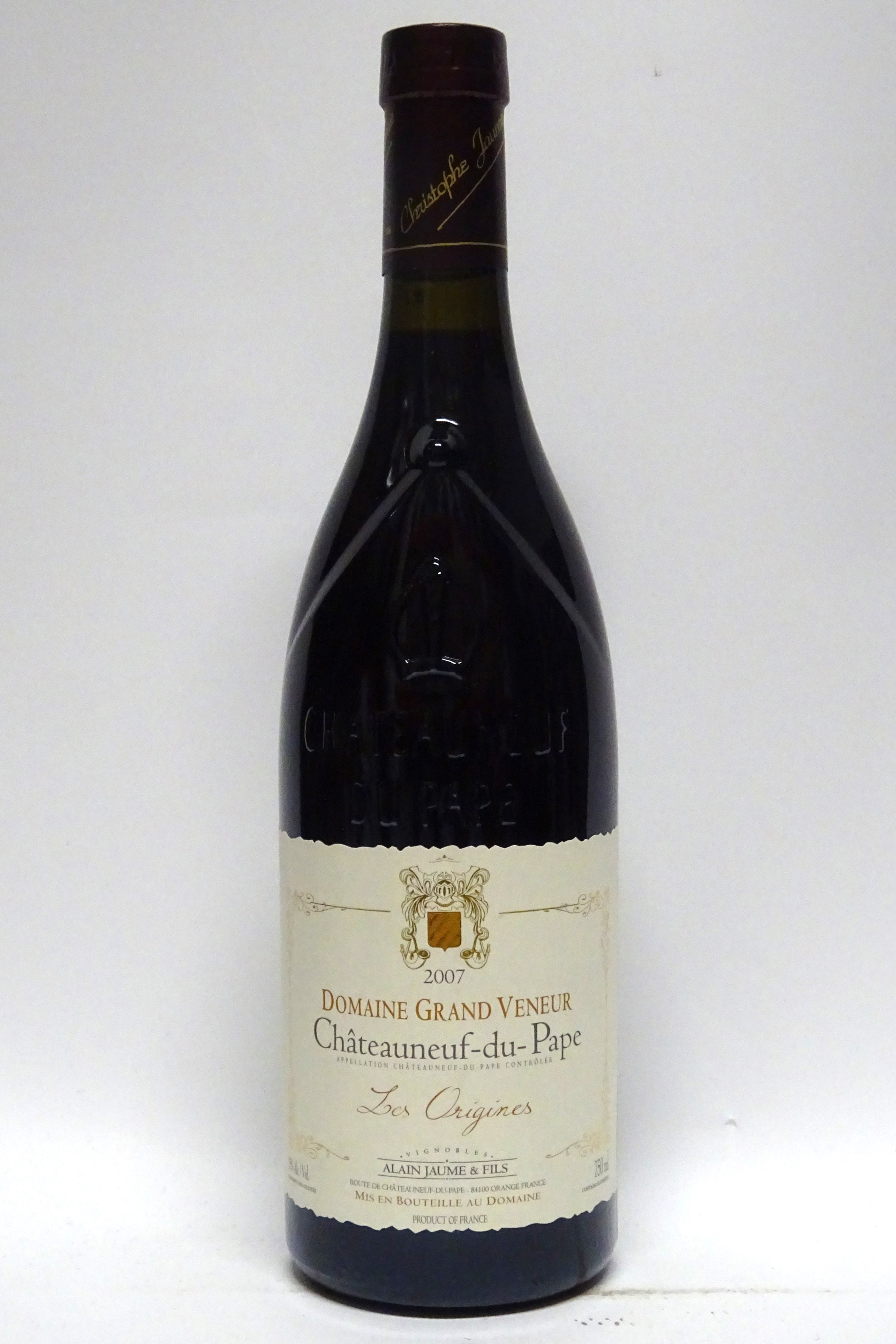 Grand Veneur 2007 Chateauneuf du Pape Les Origines
