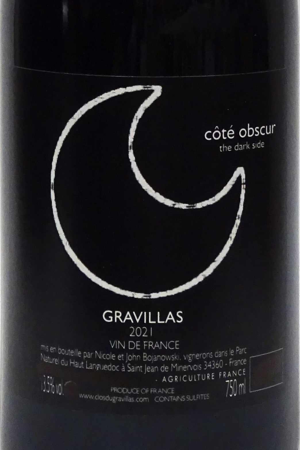 Gravillas 2021 Vin de France Cote Obscur