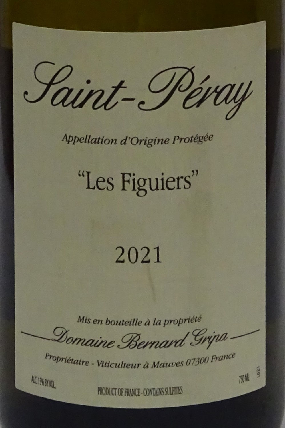 Gripa 2021 Saint-Peray Les Figuiers