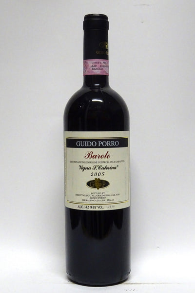 Porro, Guido 2005 Barolo Santa Caterina – Chambers Street Wines